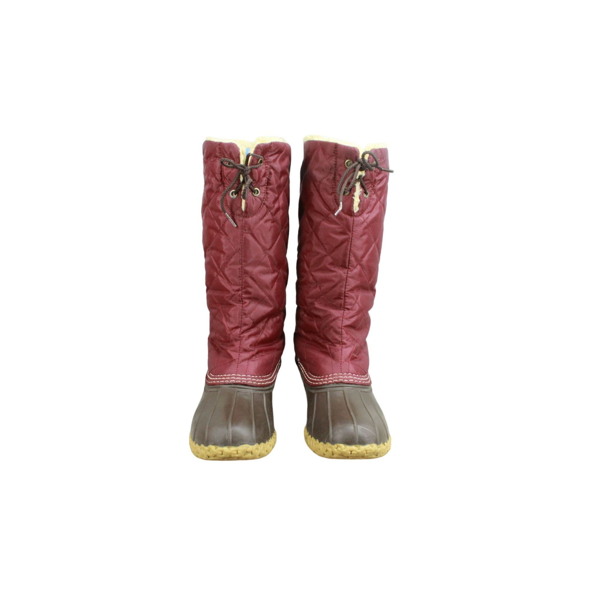 L.L. Bean LL Bean Women's Shearling Quilted Waterproof Duck Boots Size US 6 / IT 36 - 4 Thumbnail