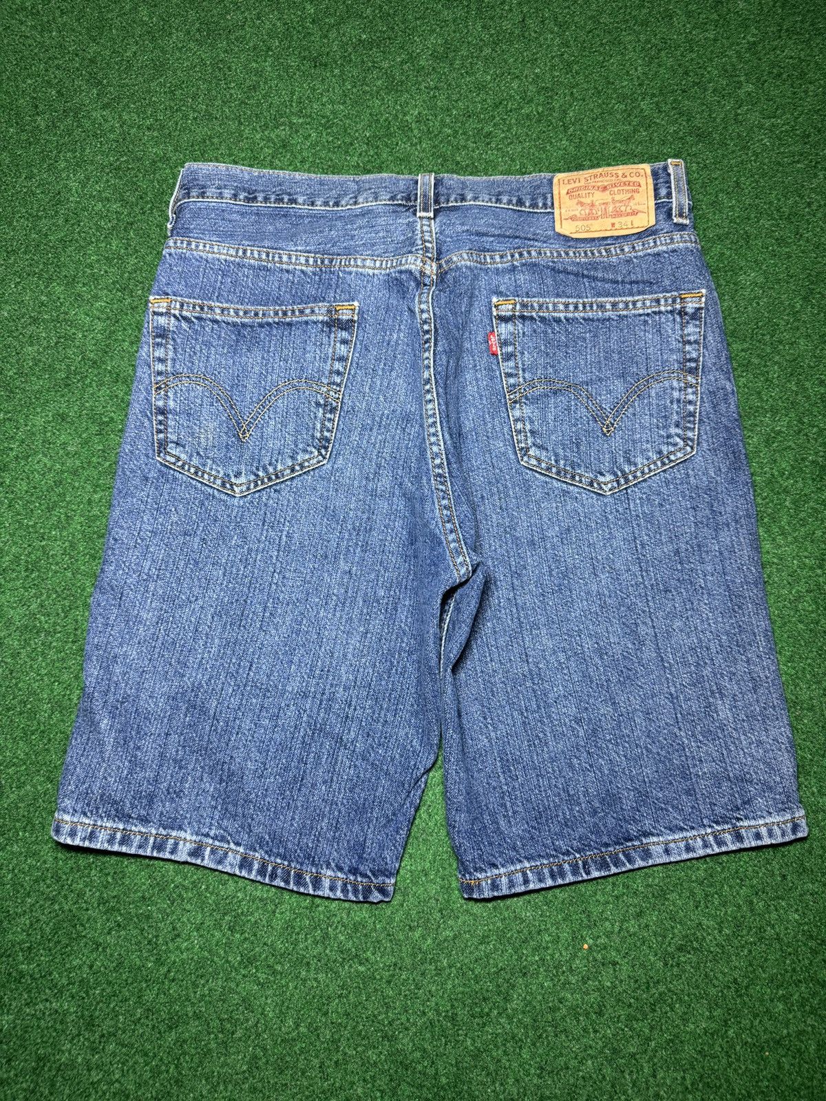 Levi's × Vintage Y2K Levi’s 505 Jorts 34 Skater Grunge Hip Hop Denim Shorts Size US 34 / EU 50 - 1 Thumbnail