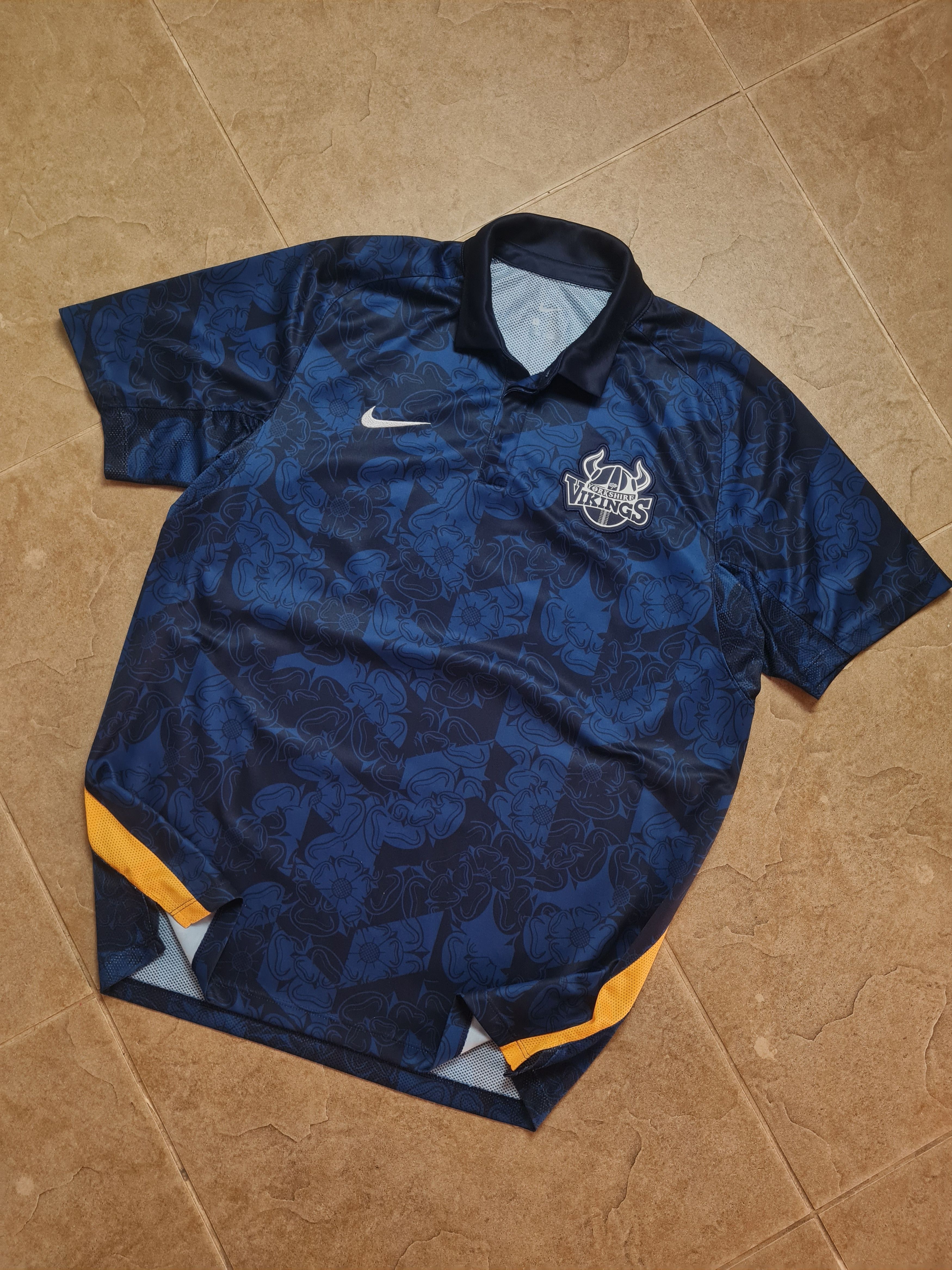 Nike Jersey Nike Cricket Dark Blue Sz L Yorkshire Vikings County Size US L / EU 52-54 / 3 - 1 Thumbnail