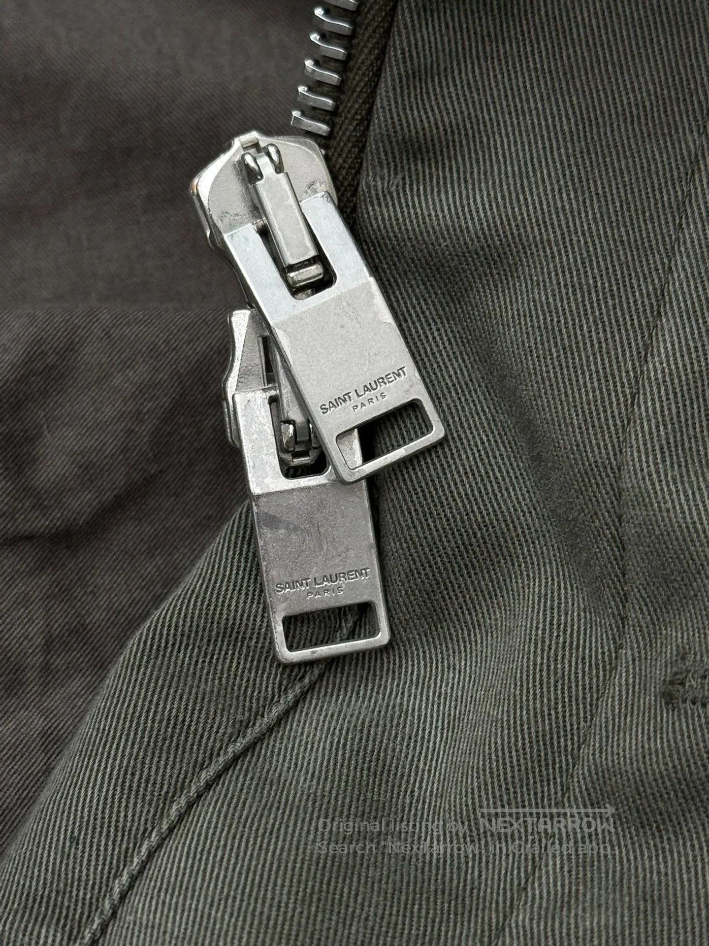 Saint Laurent Paris Saint Laurent 2014 Olive Military Jacket. Size US S / EU 44-46 / 1 - 6 Thumbnail