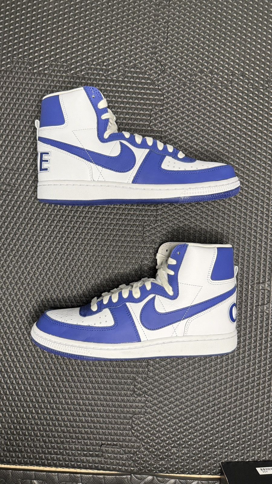 Comme des Garcons × Nike CDG × Nike Terminator High SP White / Royal Blue | 8m (NEW) Size US 8 / EU 41 - 1 Thumbnail