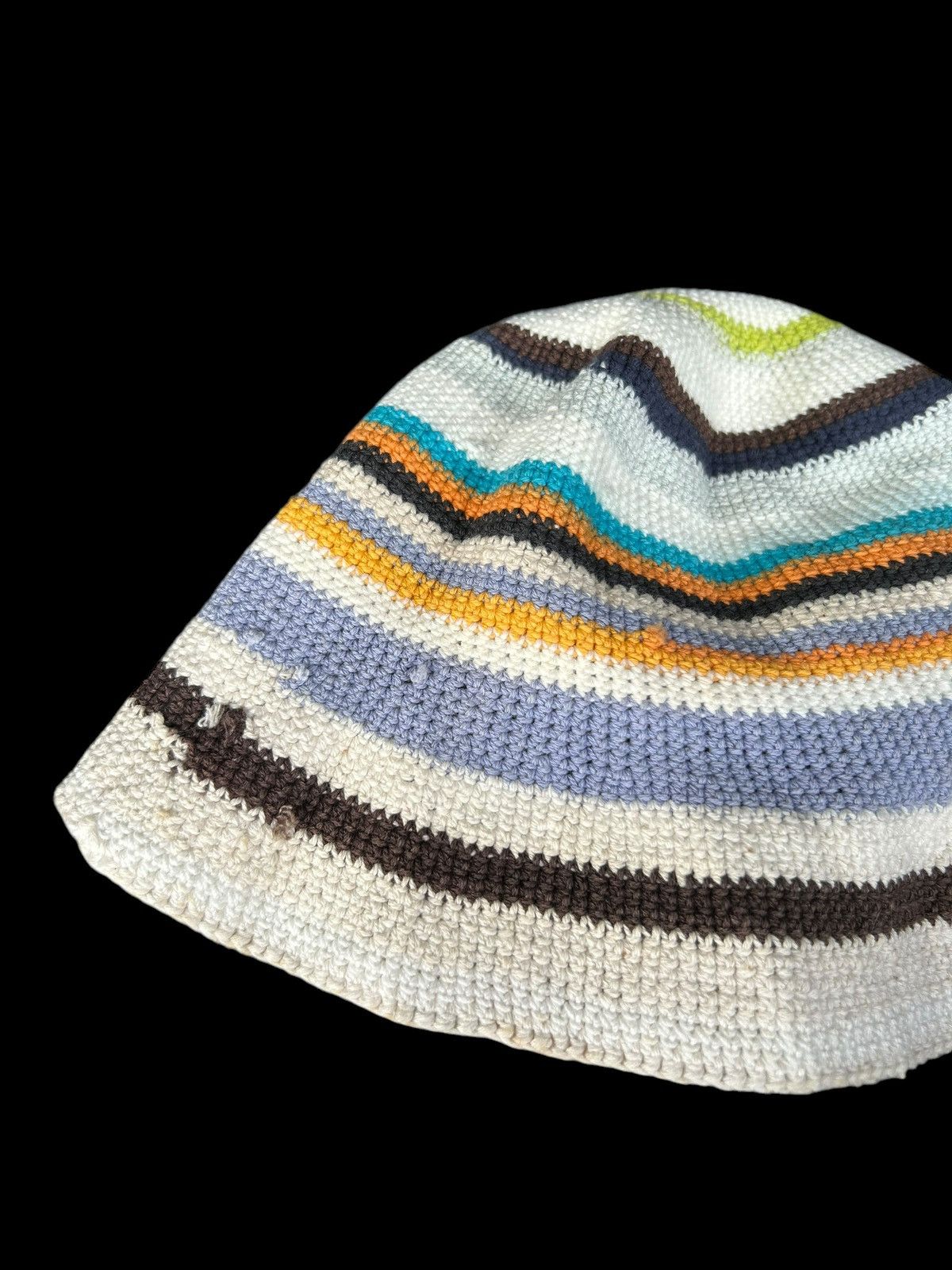 Japanese Brand × Kapital × Vintage Crochet Knitted Handmade Bucket Hats ☠️☠️ Size ONE SIZE - 7 Thumbnail