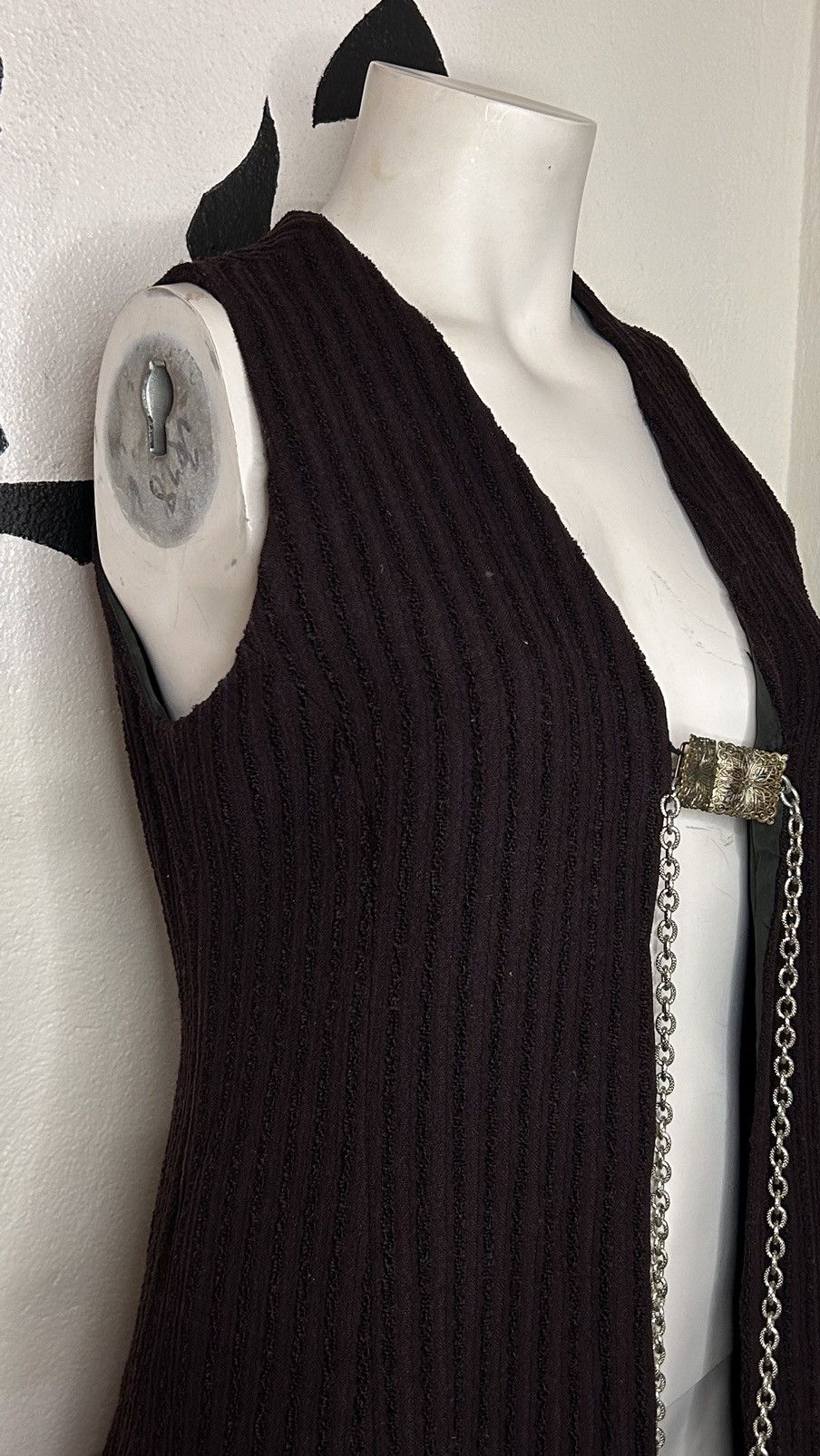 Vintage Avant Garde Long Vest Size S / US 4 / IT 40 - 9 Thumbnail