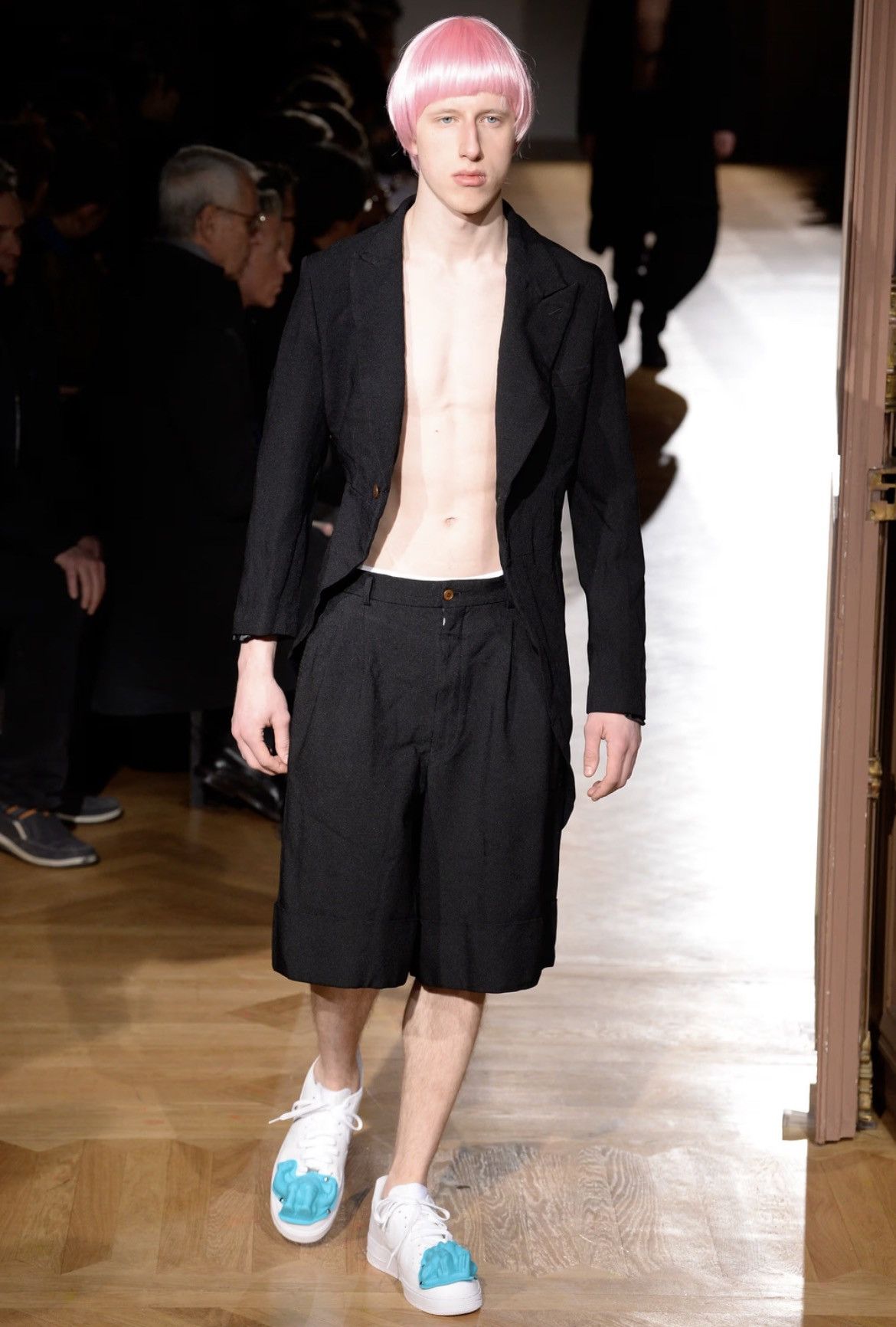 Comme des Garcons Homme Plus 17AW Runway Comme des Garçons Homme Plus Asymmetric Blazer Size 40L - 1 Thumbnail