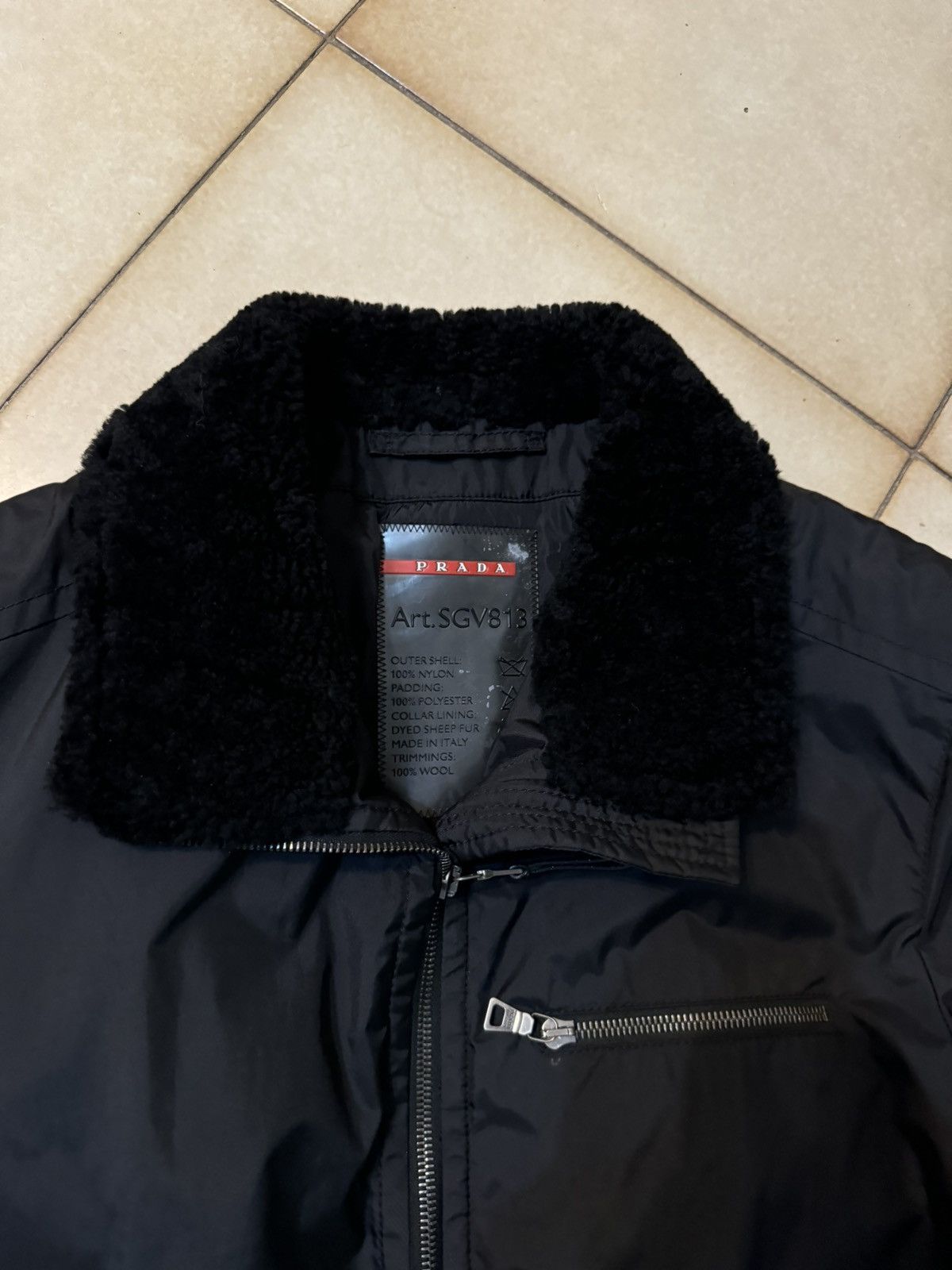 Prada SHEEP FUR JACKET Size US L / EU 52-54 / 3 - 4 Thumbnail