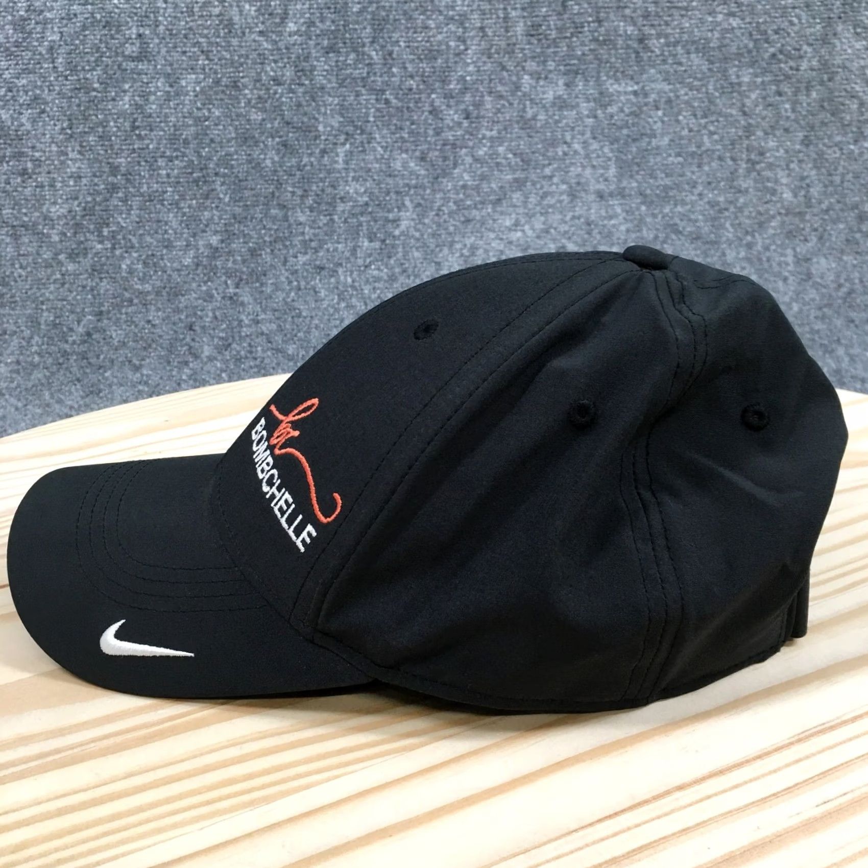 Nike Nike Be Bombchelle Baseball Cap Hat Mens OS Black Dri-Fit Adjustable Legacy91 Size ONE SIZE - 5 Thumbnail