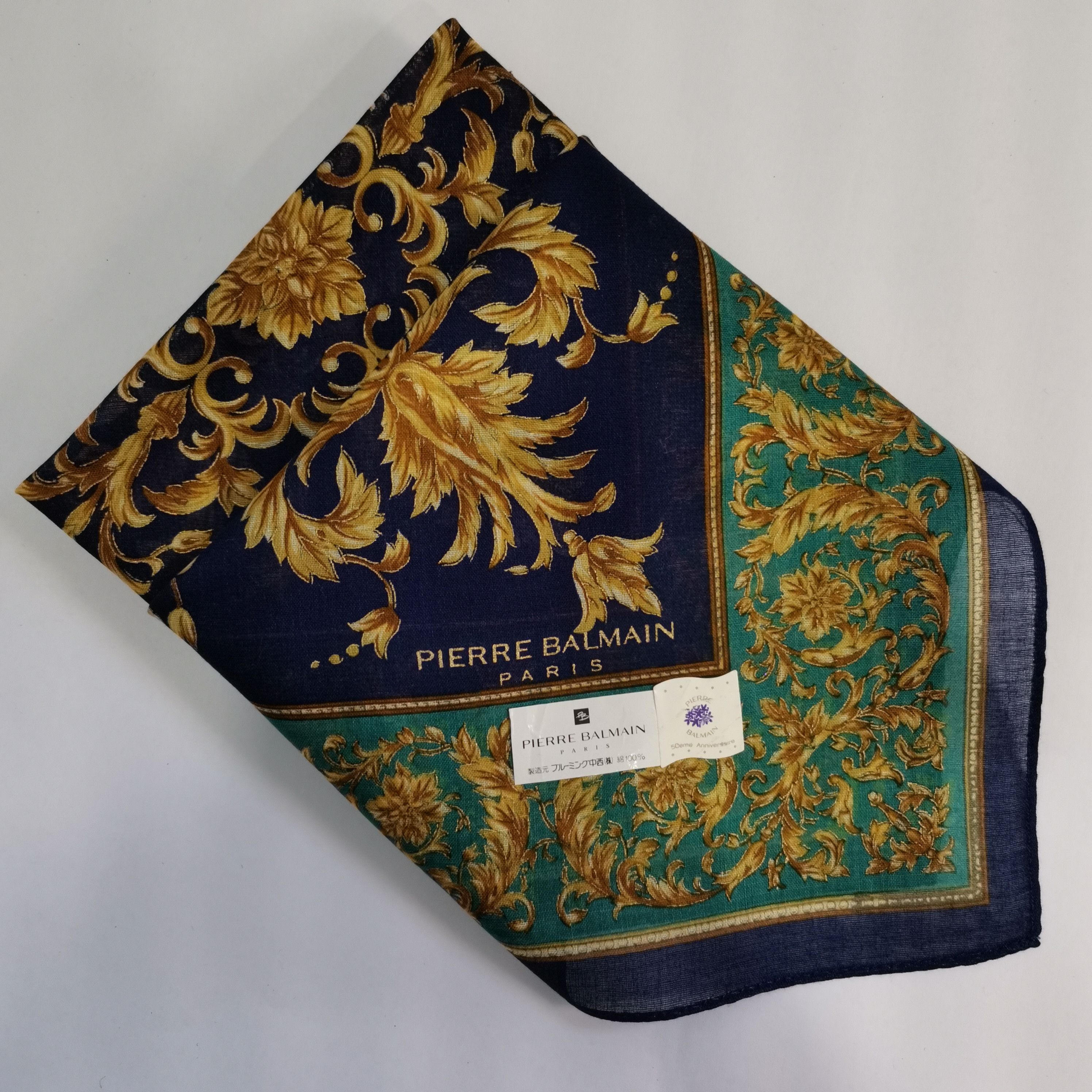Pierre Balmain PIERRE BALMAIN HANDKERCHIEF/ BANDANA/ SCARF Size ONE SIZE - 1 Thumbnail