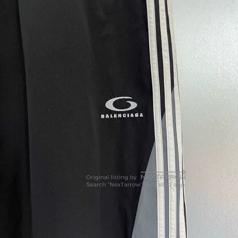 Balenciaga Balenciaga size XL 24FW Black and Blue Patchwork Sweatpant Size US 27 - 3 Thumbnail