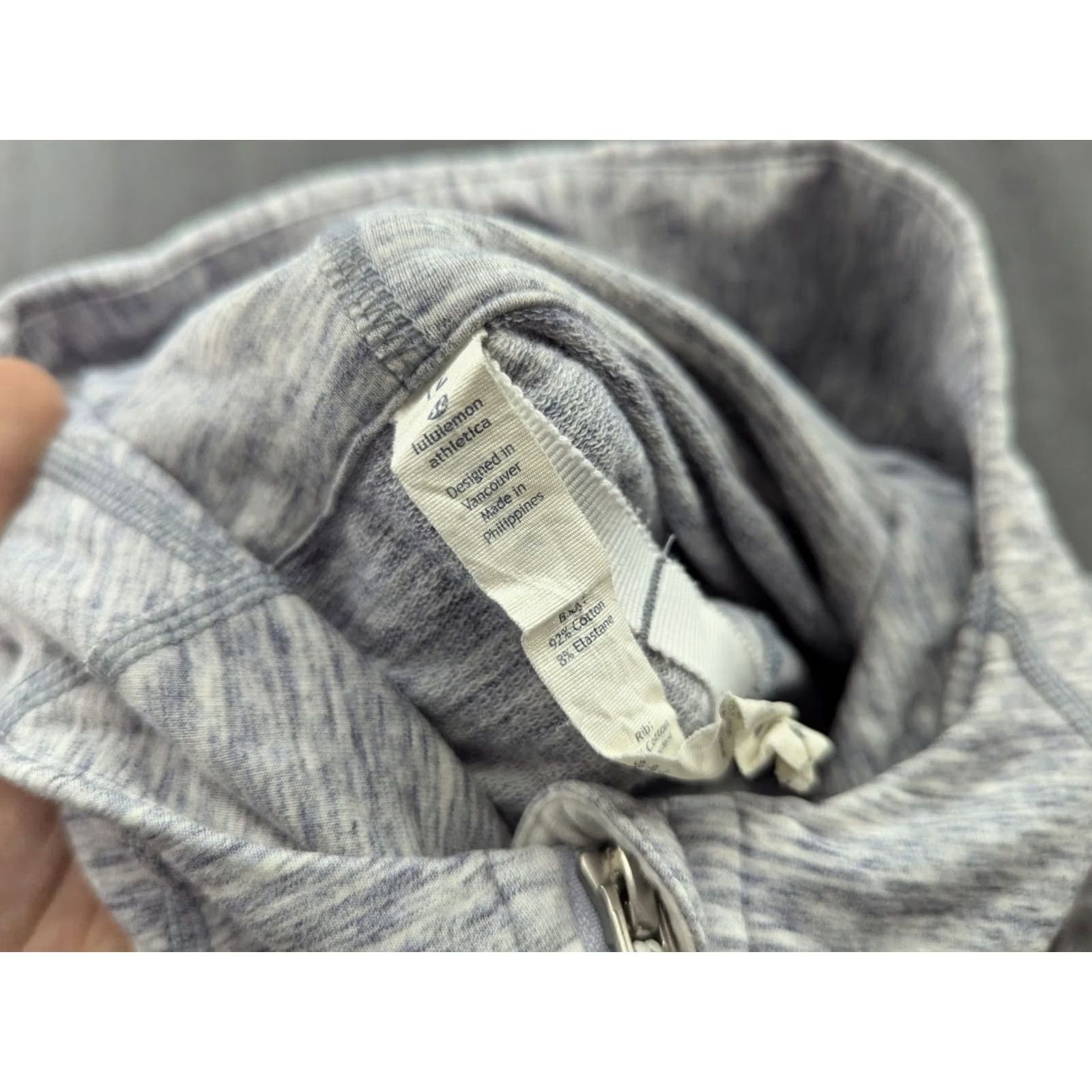 Lululemon Lululemon Scuba Hoodie III Heathered Space Dyed Gris Jacket Womens Size 12 Gray Shirt Regular - 12 Size XL / US 12-14 / IT 48-50 - 6 Thumbnail