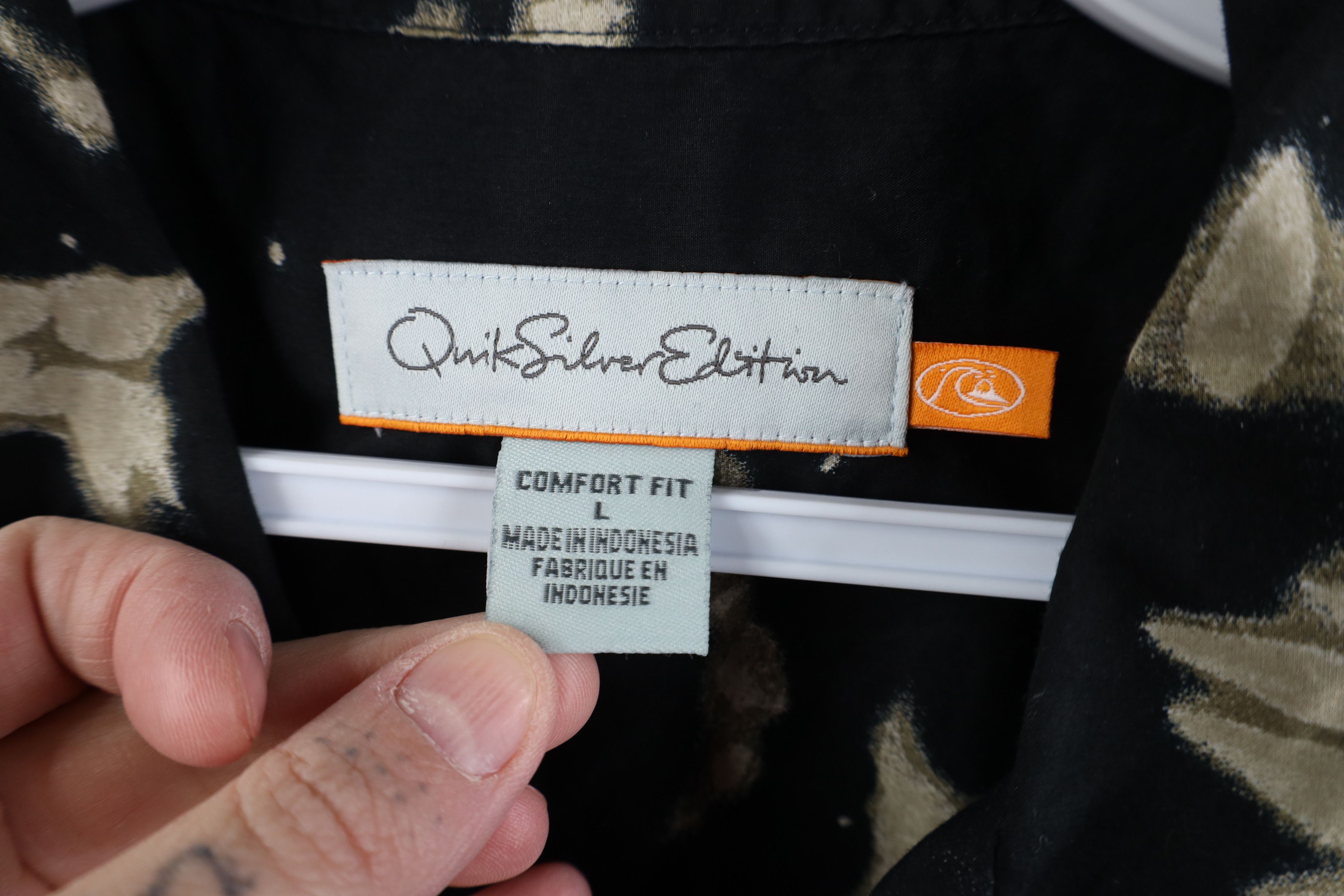 Quiksilver Vintage 90s Y2K Quiksilver Surfing Hawaiian Button Shirt Size US L / EU 52-54 / 3 - 5 Thumbnail