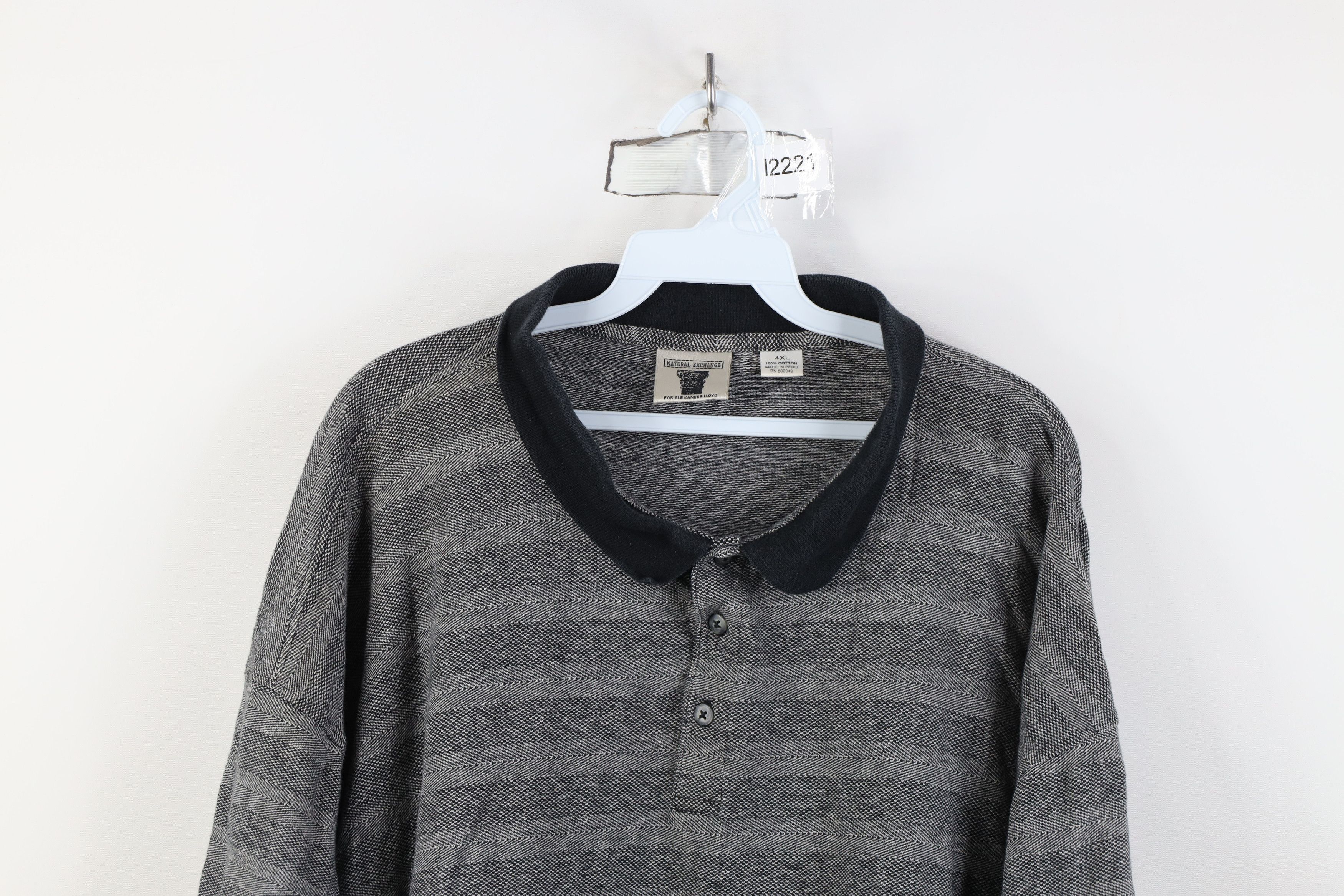 Vintage Vintage 90s Streetwear Knit Collared Golf Polo Shirt Size US XXL / EU 58 / 5 - 2 Thumbnail