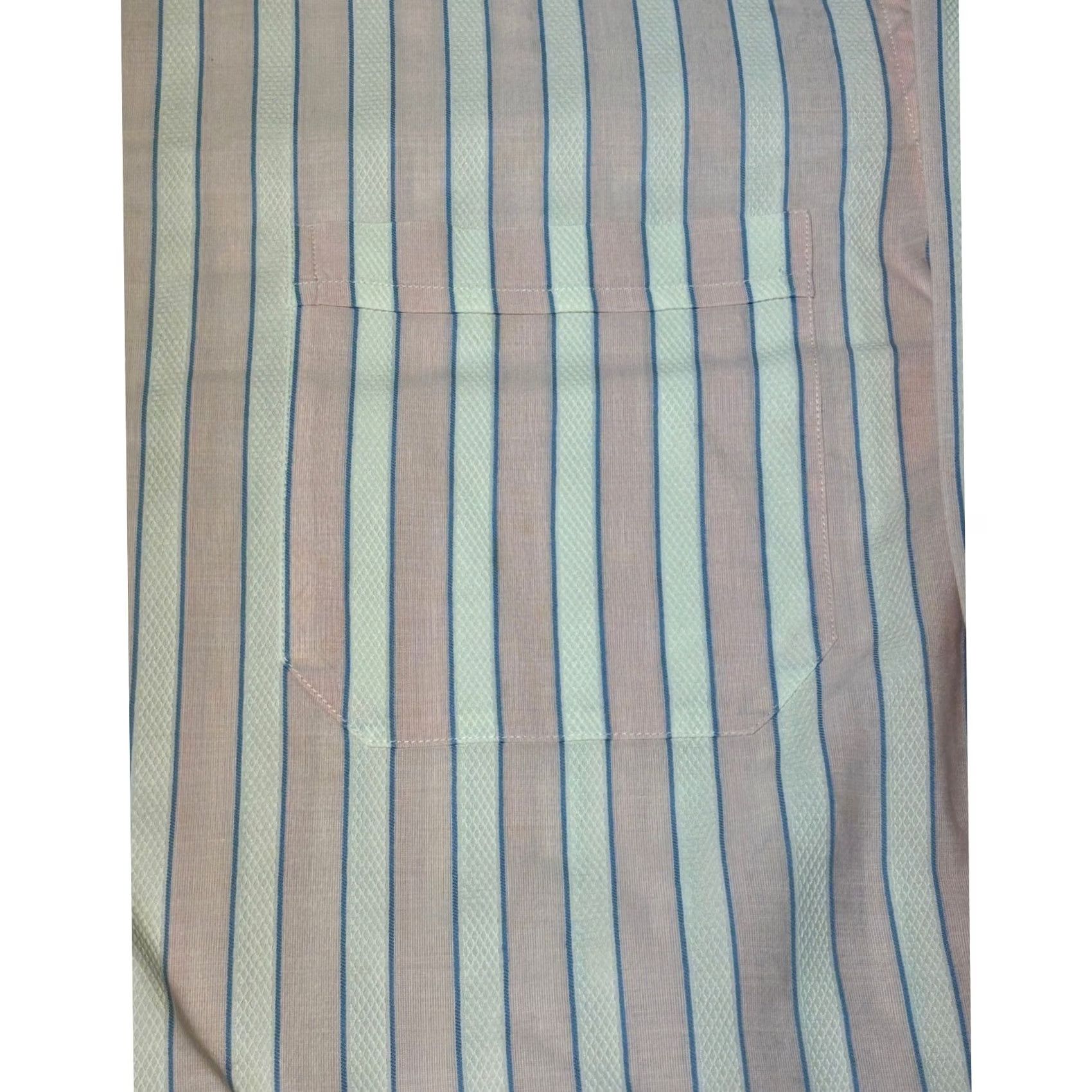 Canali CANALI Dress Shirt Men XL 41 Pink Blue White Striped 100% Cotton Made in Italy Long Sleeve Button Shirt N/A Size 46R - 2 Thumbnail