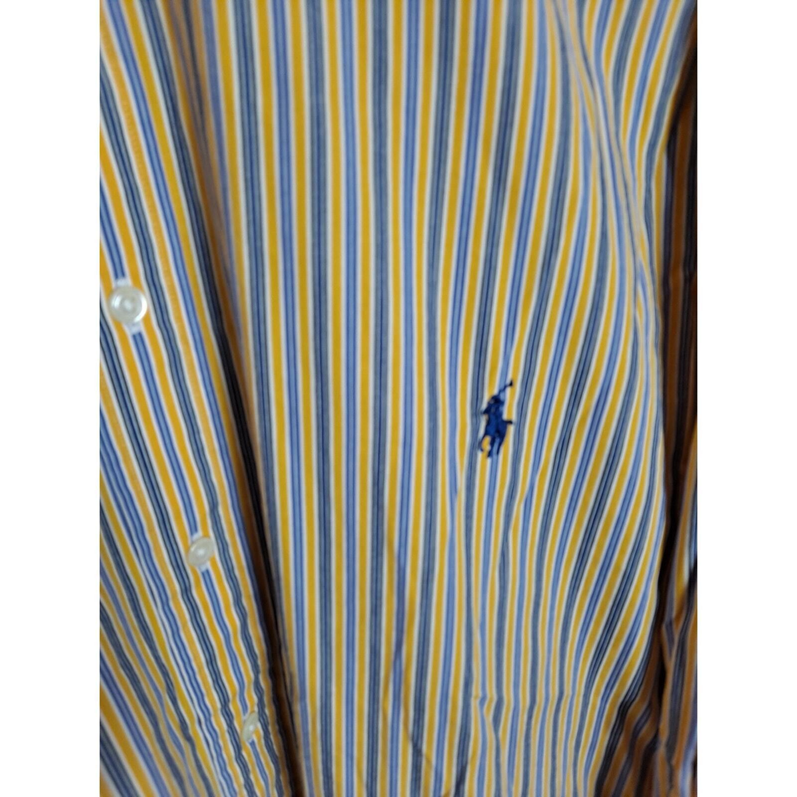 Ralph Lauren Ralph Lauren Men's Classic Fit Striped Long Sleeve Button-Up Size US XL / EU 56 / 4 - 4 Thumbnail
