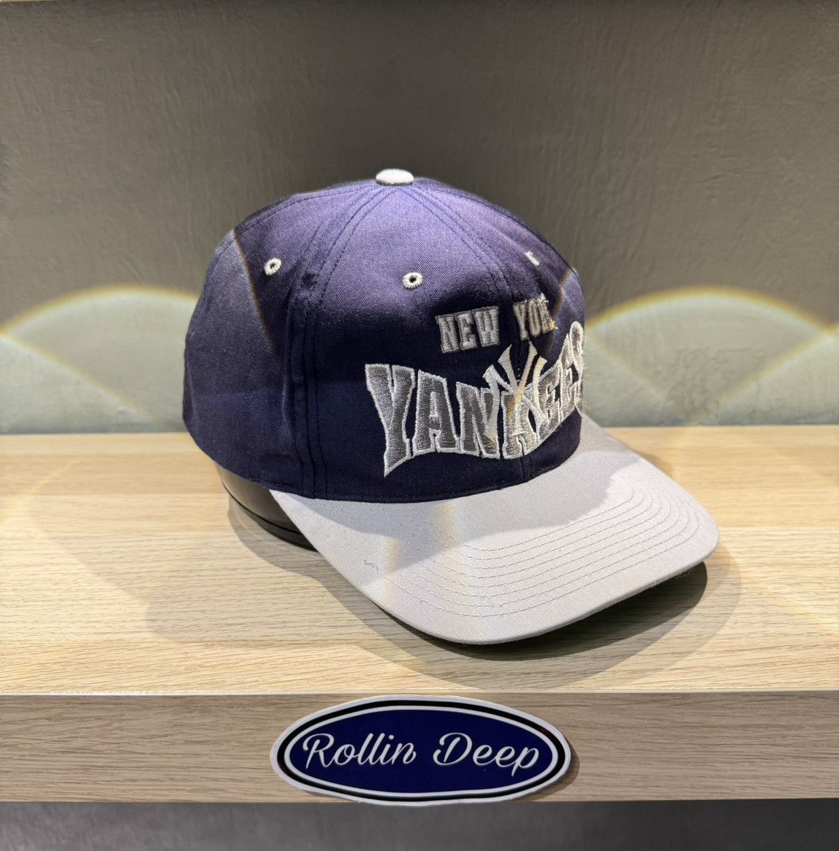 MLB × New York Yankees × Vintage Vintage MLB New York Yankees Blockhead Double Line Size ONE SIZE - 2 Thumbnail