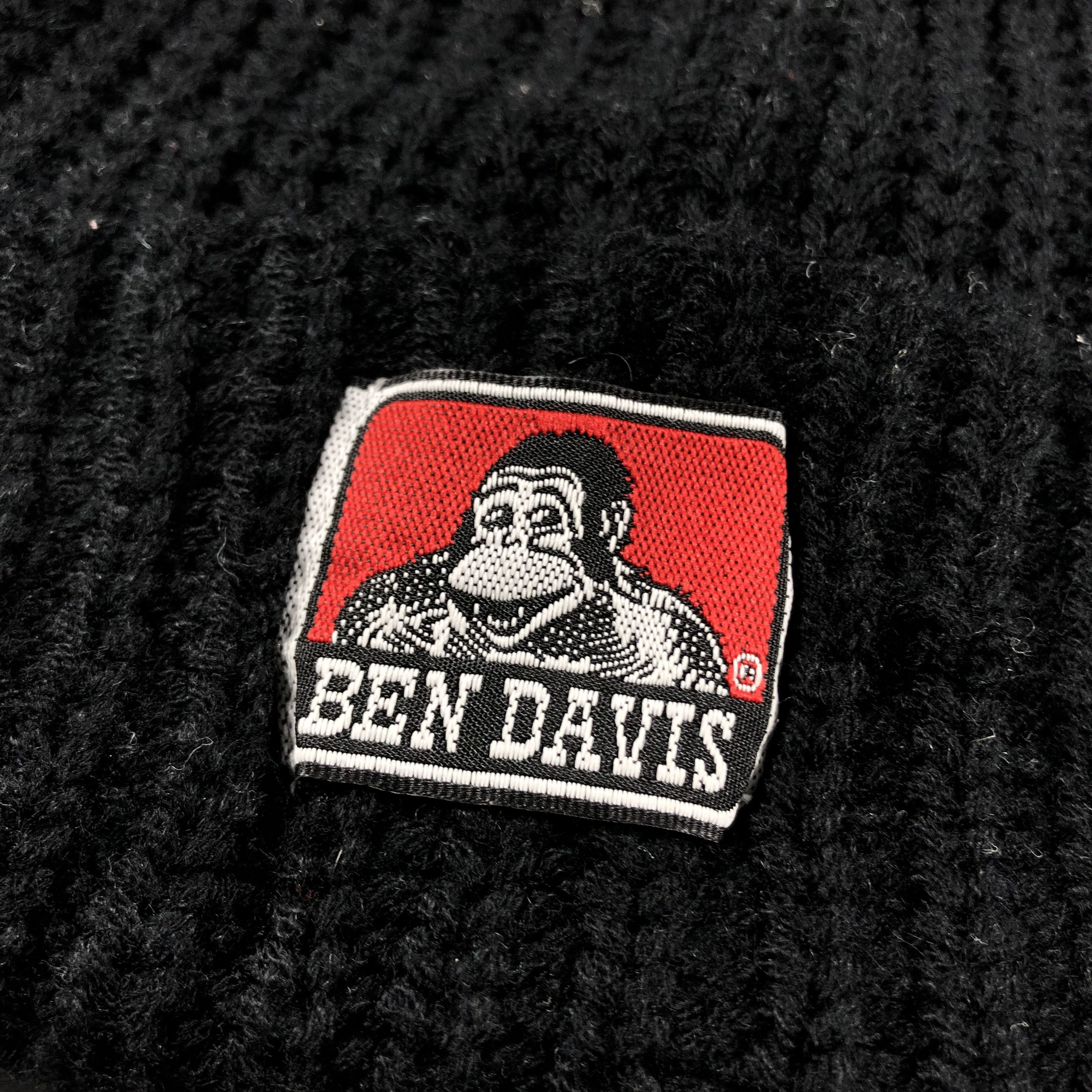 Ben Davis × Vintage Ben Davis Ribbed Beanie Snow Hat Snow Cap -D489 Size ONE SIZE - 4 Thumbnail