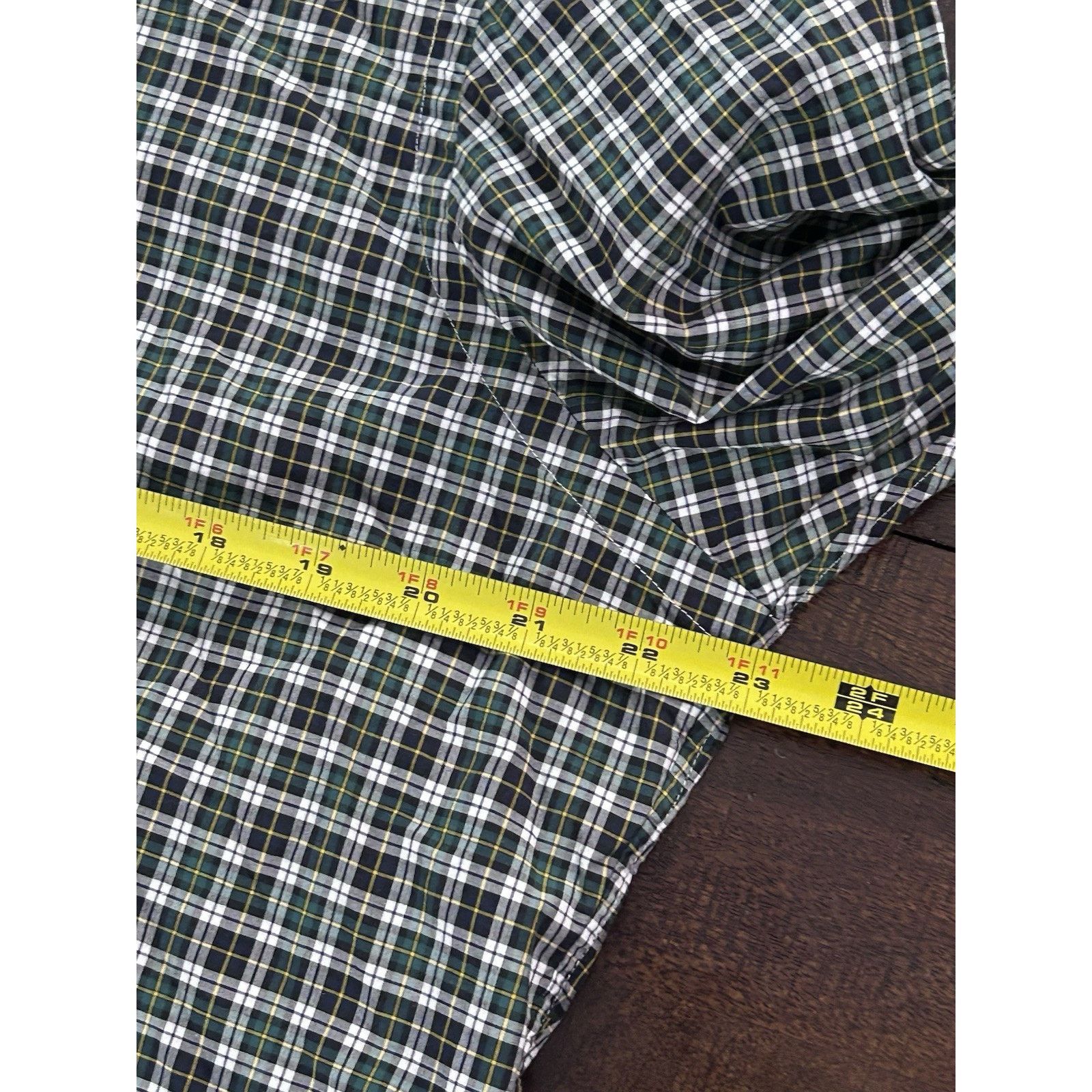 Ralph Lauren ralph lauren classic fit button shirt Lrge Green Black Plaid Size US L / EU 52-54 / 3 - 7 Thumbnail