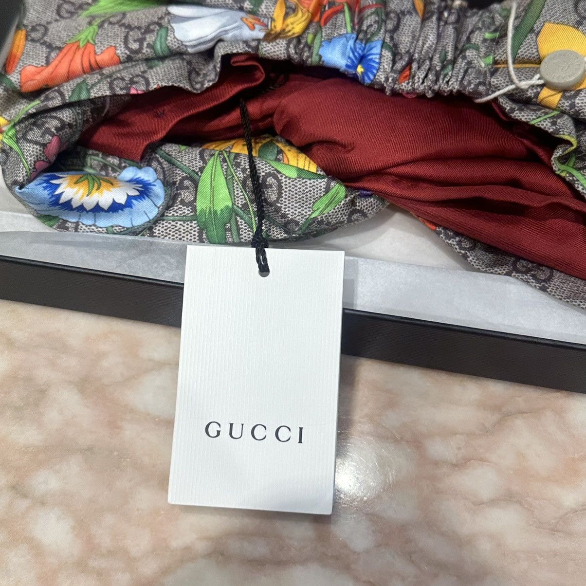 Gucci Gucci Flora Turban Silk Headband Size ONE SIZE - 7 Thumbnail