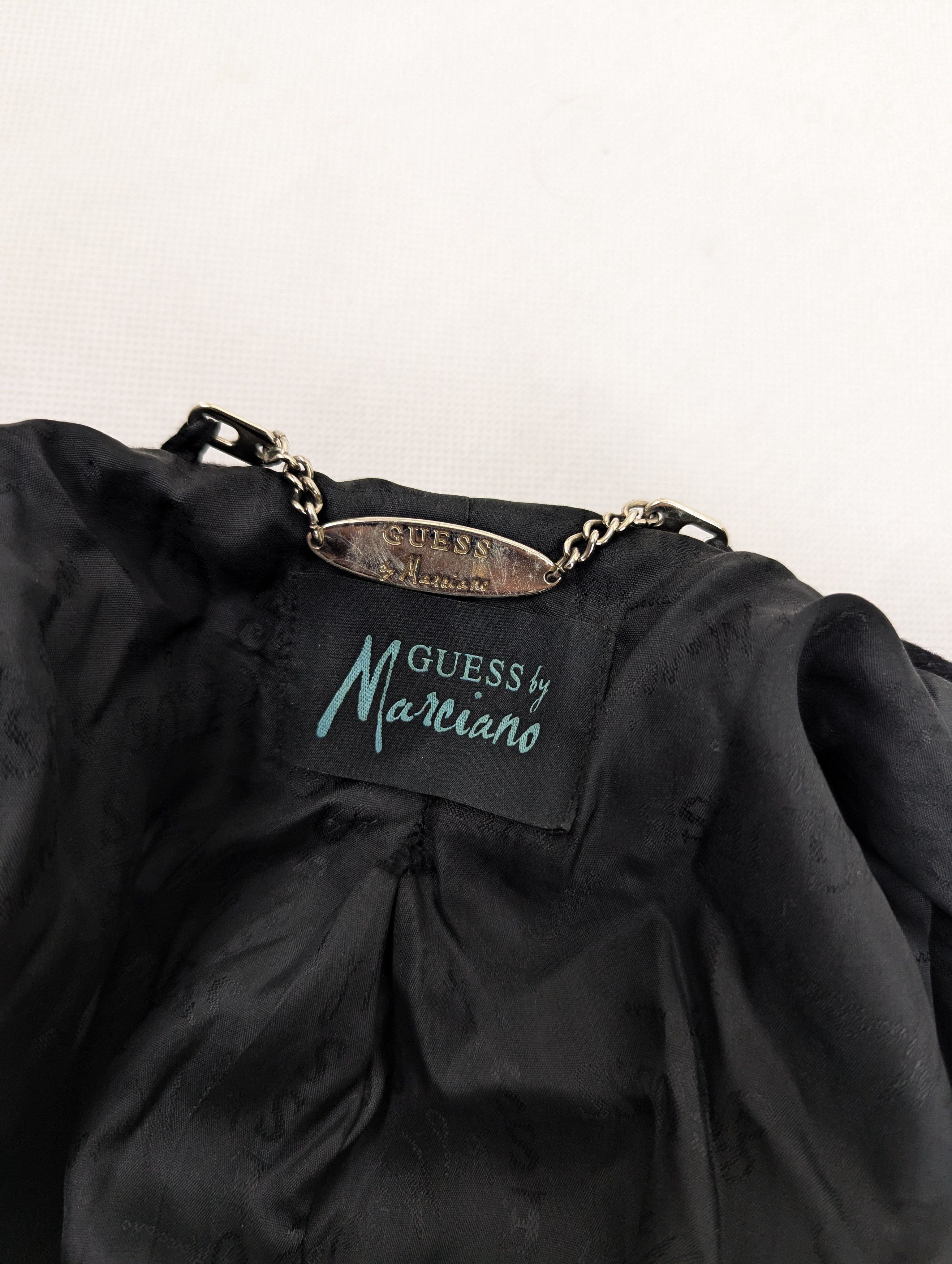 Guess Guess Marciano wool black coat with leather S Size S / US 4 / IT 40 - 5 Thumbnail