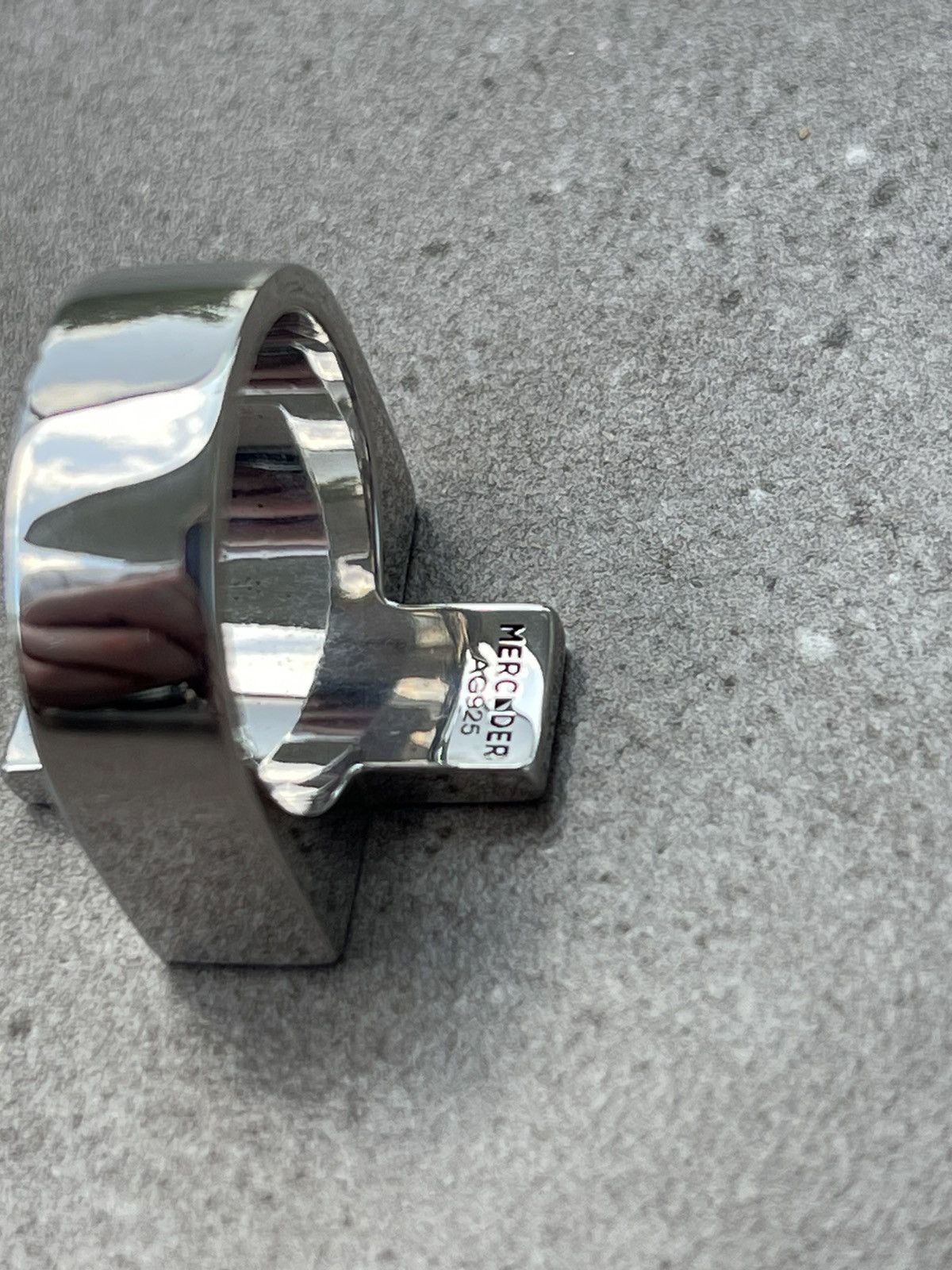 Other !DS! SS23 Mercader Plus Silver Ring Size ONE SIZE - 8 Thumbnail