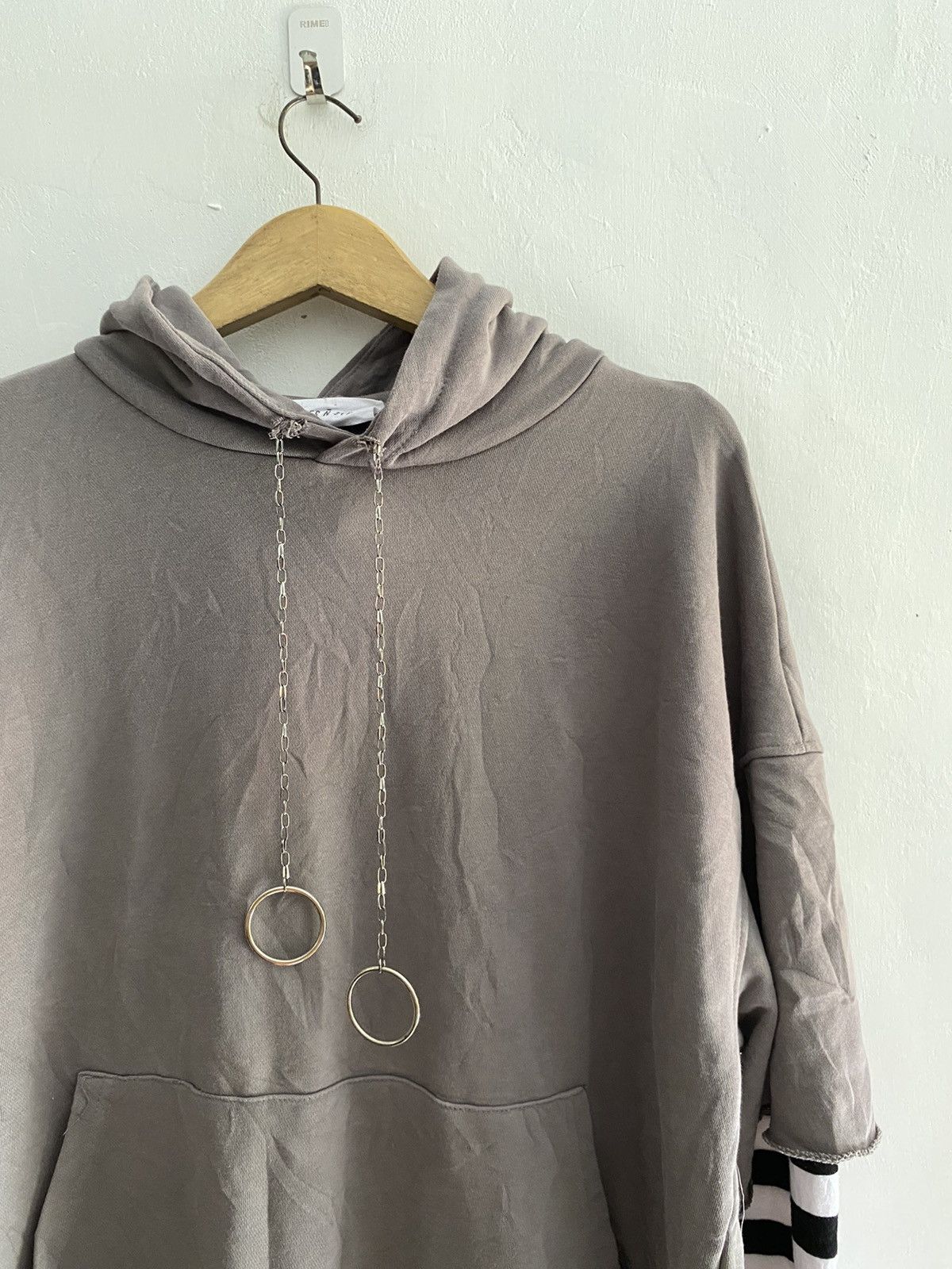 Hysteric Glamour Under n over chain ring destroyed double layers hoodie Size US XL / EU 56 / 4 - 4 Thumbnail