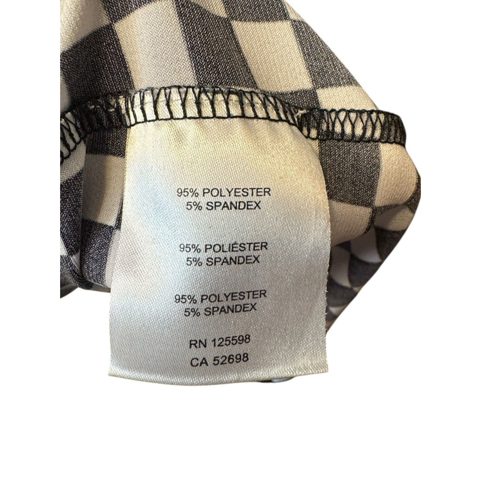 Other Ellen Tracy Checkerboard Race Flag NASCAR Maxi Dress XL Size XL / US 12-14 / IT 48-50 - 8 Thumbnail