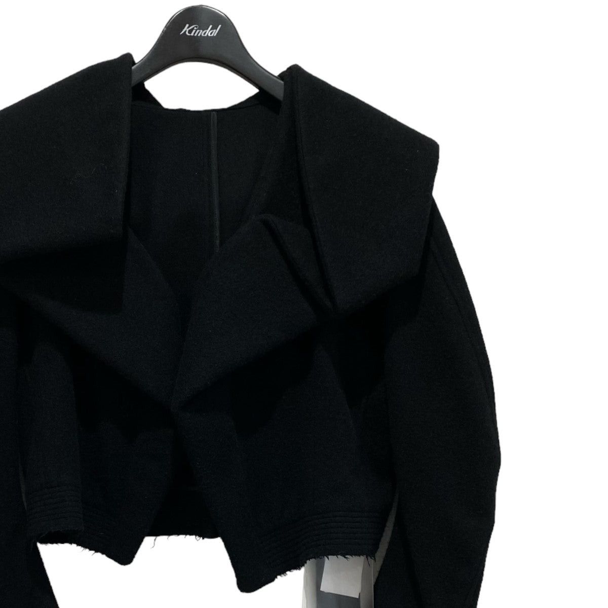 Yohji Yamamoto 23aw Melton DRAPED SHORT JACKET Size S / US 4 / IT 40 - 3 Thumbnail