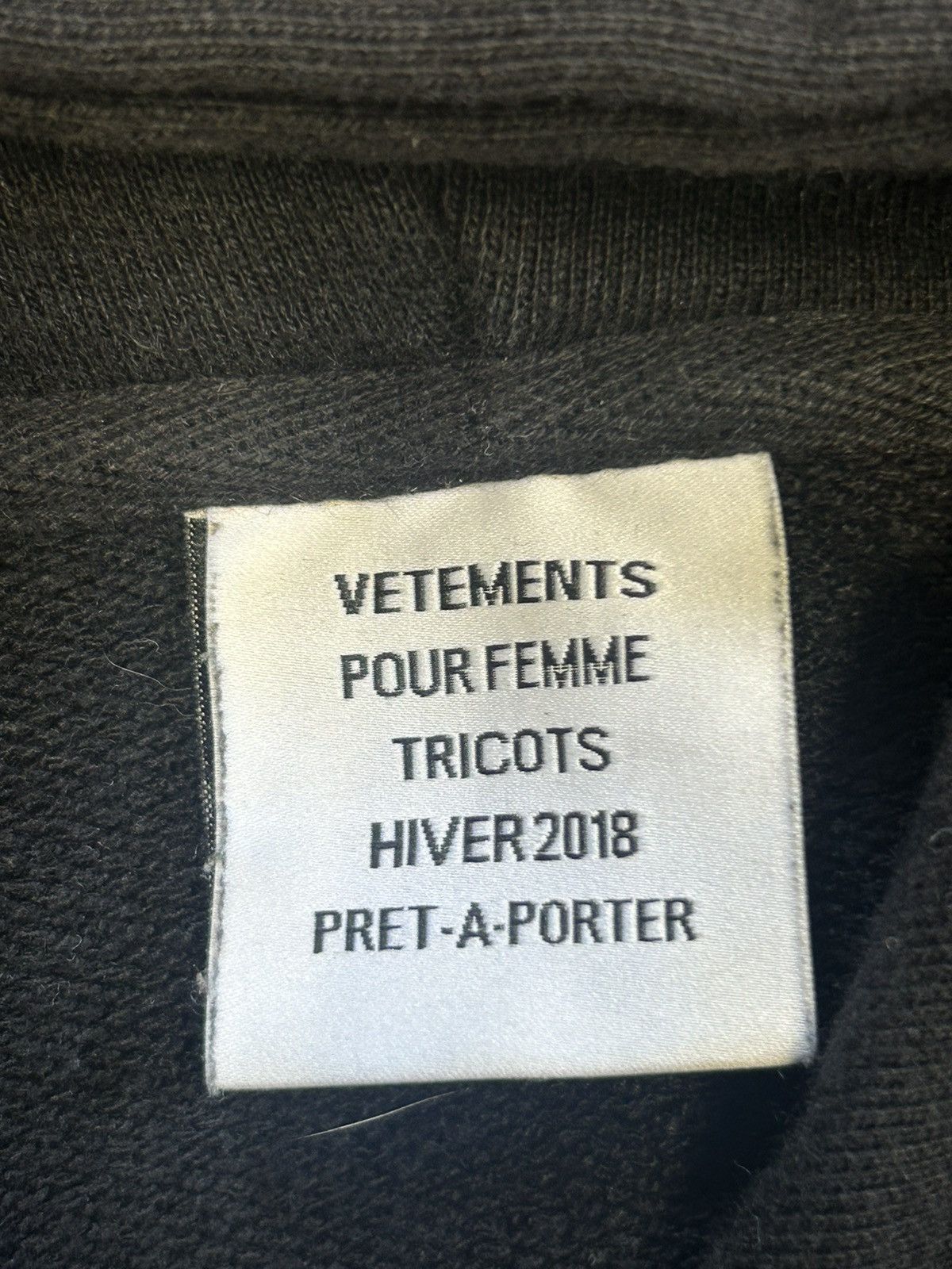 Vetements Vetements “May The Bridges I Burn/Antwerpen” Split Hoodie Size US M / EU 48-50 / 2 - 3 Thumbnail