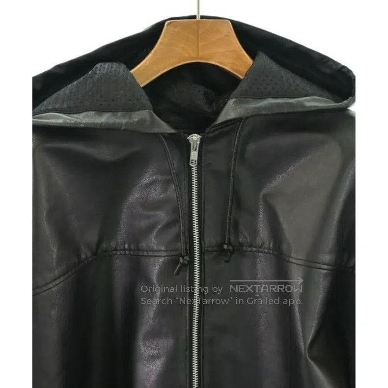 Junya Watanabe Junya Watanabe Half-Zip Fringed Hooded Leather Jacket Size US S / EU 44-46 / 1 - 3 Thumbnail