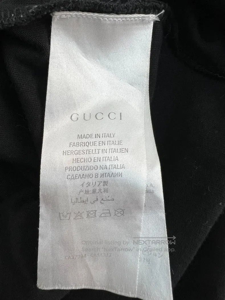 Gucci Gucci Black short-sleeved T-shirt with lightning print Size US S / EU 44-46 / 1 - 6 Thumbnail
