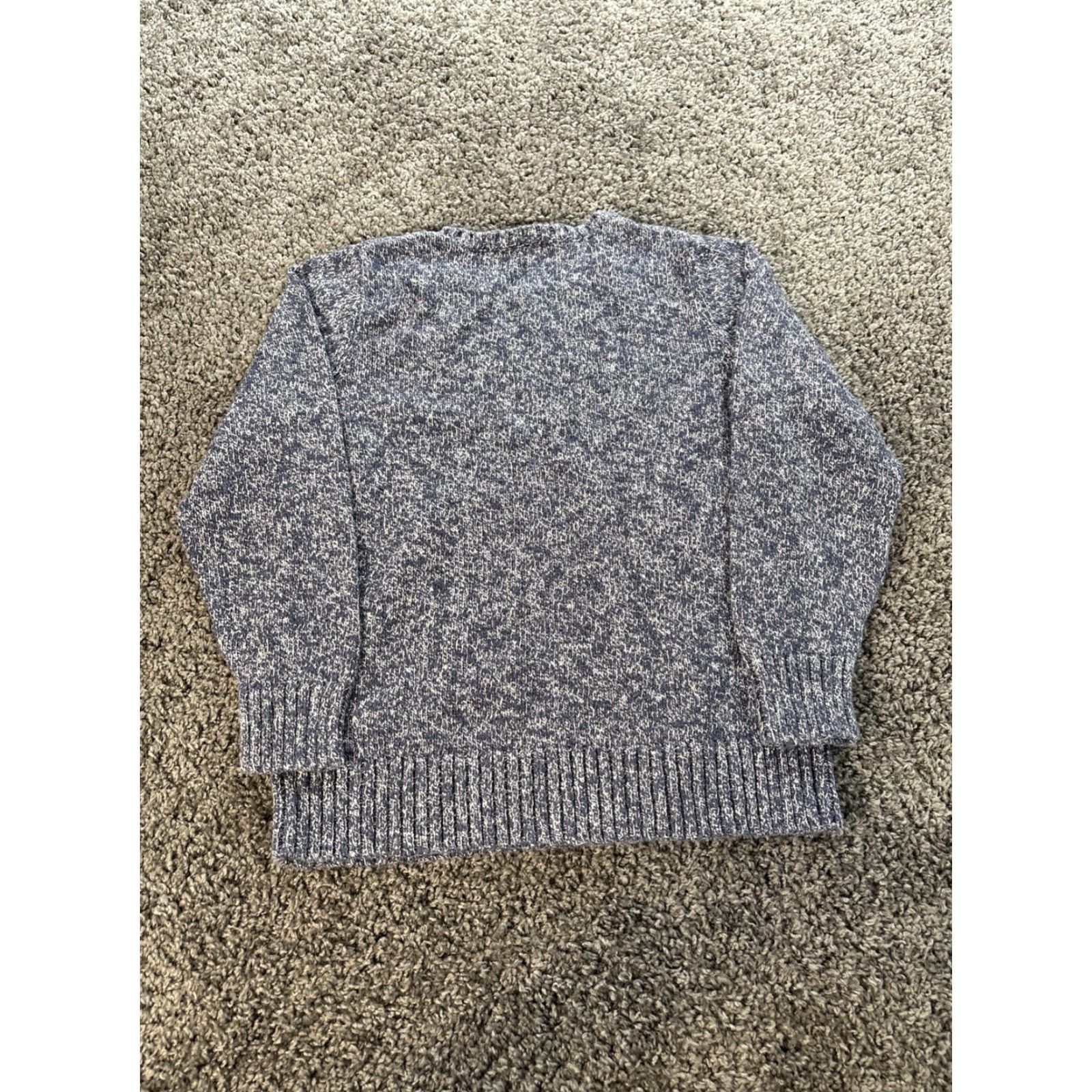 Vintage VINTAGE L.L. Bean Sweater Womens Large Blue Knit Crewneck Pullover Cotton 501067 Ladies Crew Neck Long Sleeve Women Turtleneck? Size L / US 10 / IT 46 - 6 Thumbnail