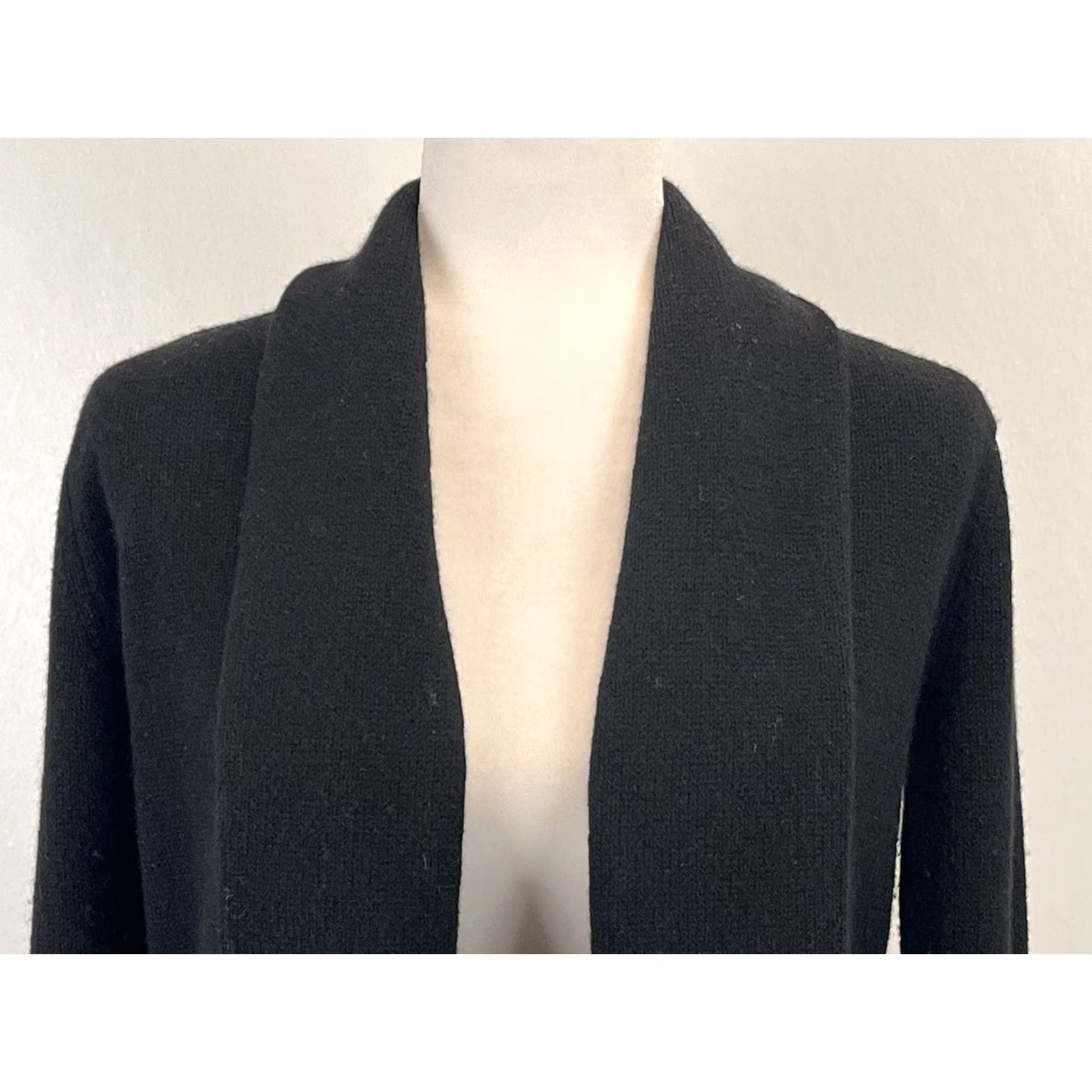 Vince Vince Cardigan Sweater Women XS Black Open Front Yak Wool GUC Size XS Size XS / US 0-2 / IT 36-38 - 5 Thumbnail