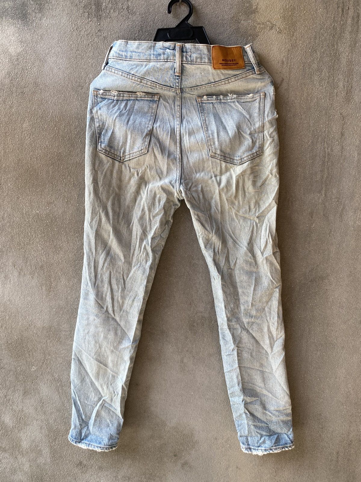 Designer × Japanese Brand × MOUSSY Moussy Acid Wash Denim Pants Made in Japan Size US 27 - 2 Thumbnail