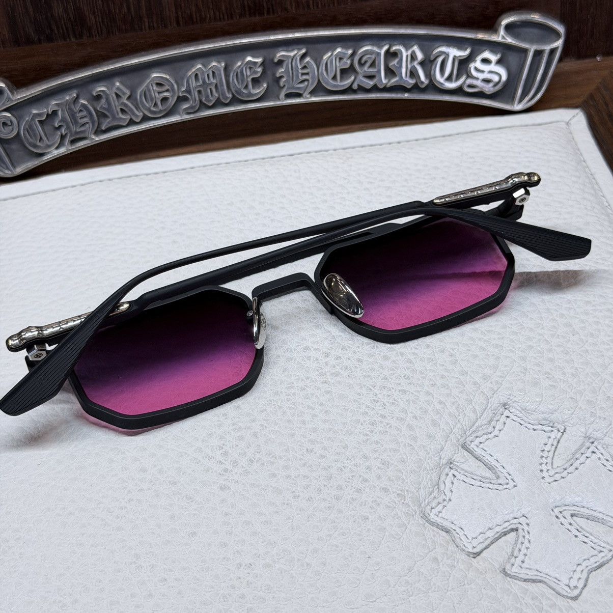 Chrome Hearts Chrome Hearts Rump 1/1 Sunglasses Size ONE SIZE - 2 Thumbnail