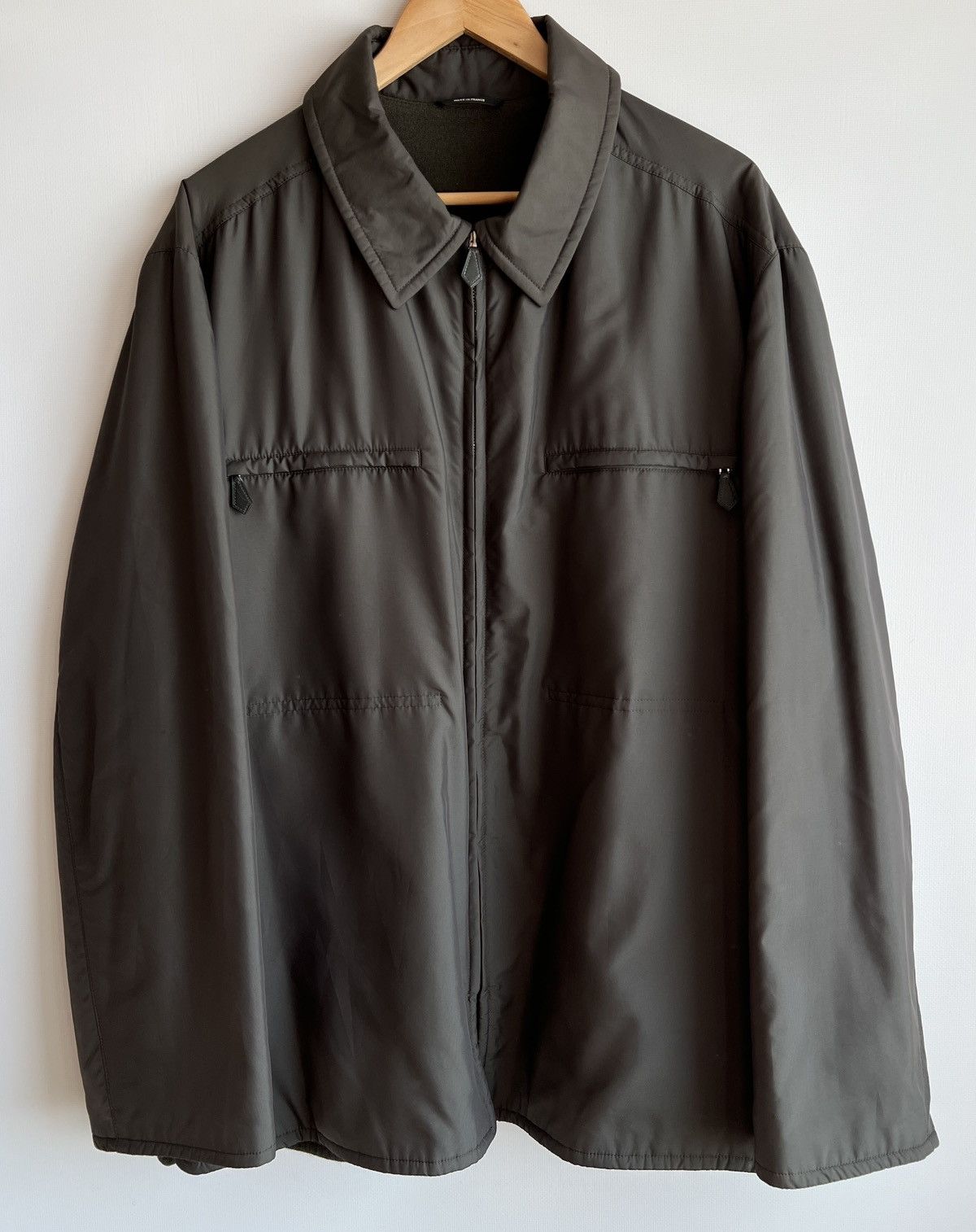 Hermes Vintage Hermes Nylon Cashmere Jacket Size US XL / EU 56 / 4 - 1 Thumbnail