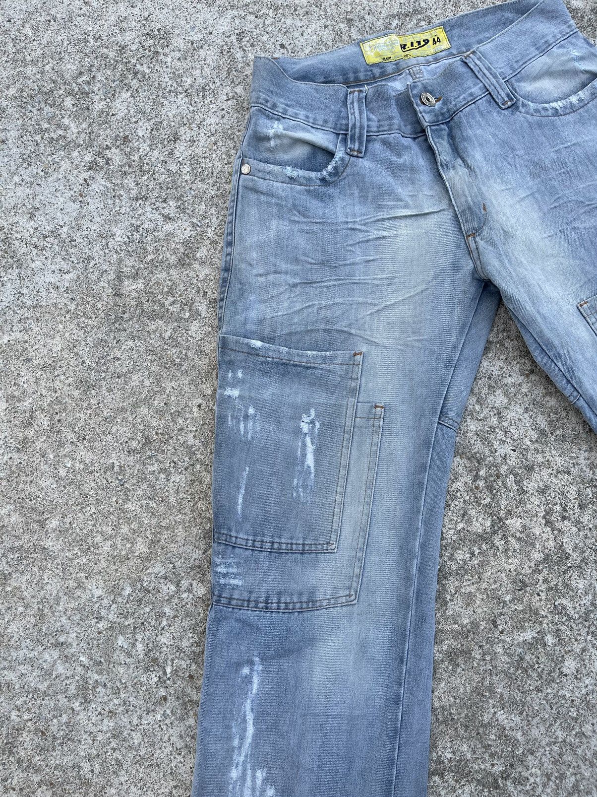 Designer × Jean 🔥 R119 Rusty Distressed Denim Streetwear W33 🔥 Size US 33 - 6 Thumbnail