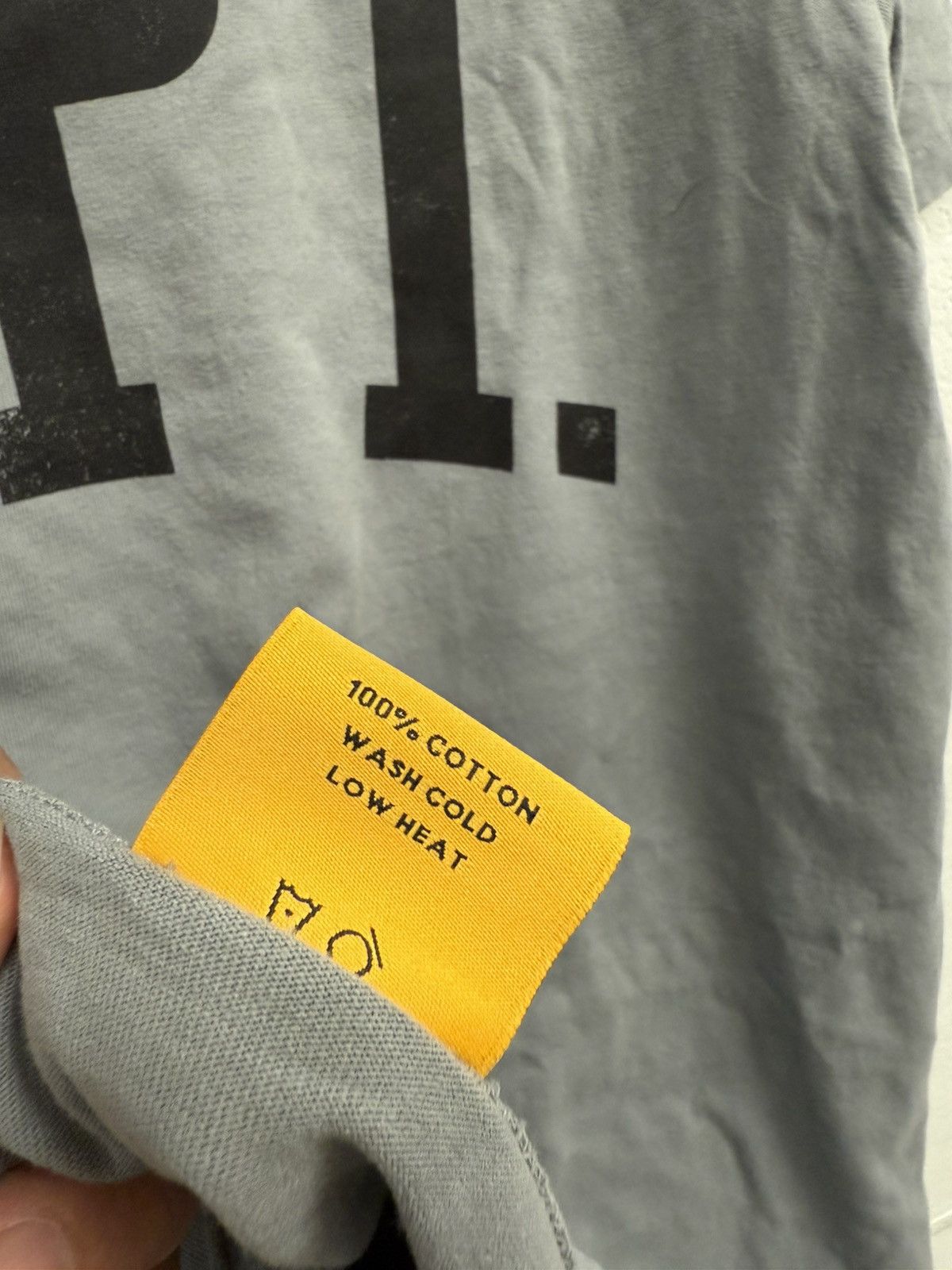 Gallery Dept. Grey boxing tee Size US M / EU 48-50 / 2 - 4 Thumbnail