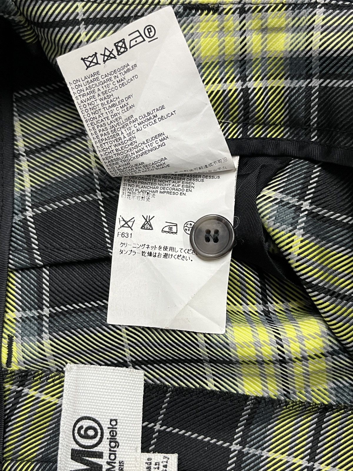 MM6 MM6 SS07 Tartan Side Tape Reconstructed Plaid Pants Size 26" / US 2 / IT 38 - 14 Thumbnail