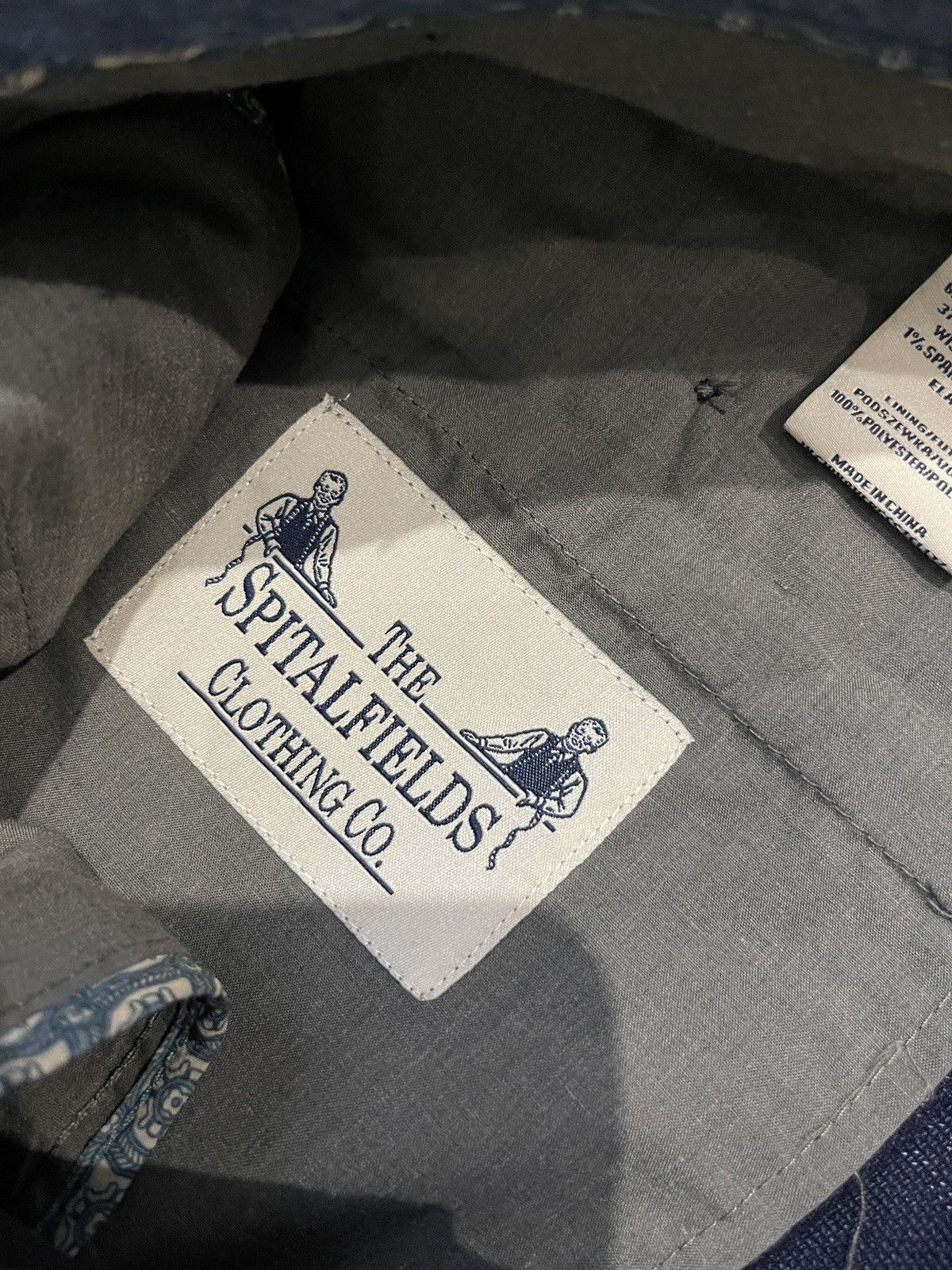 Vintage The SPITALFIELDS clothing co pants trousers Size 38R - 6 Thumbnail