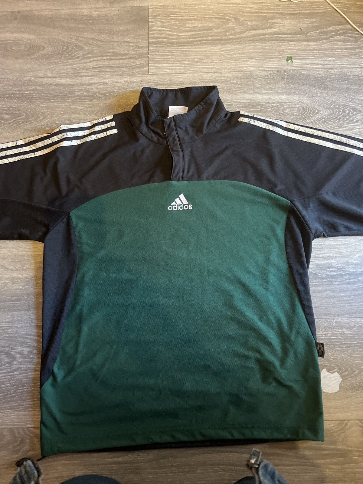 Adidas × Vintage 2003 Adidas Quarter Zip fleece Size US M / EU 48-50 / 2 - 1 Thumbnail