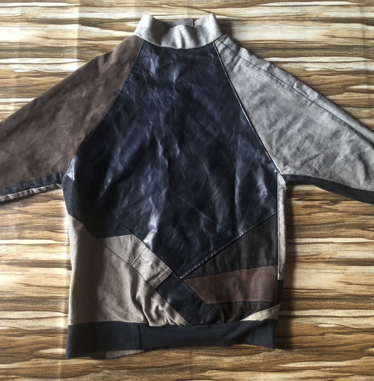 Japanese Brand Custom Asymmetrical Reworked Multi-Paneled Denim KOZABURO Size US M / EU 48-50 / 2 - 5 Thumbnail