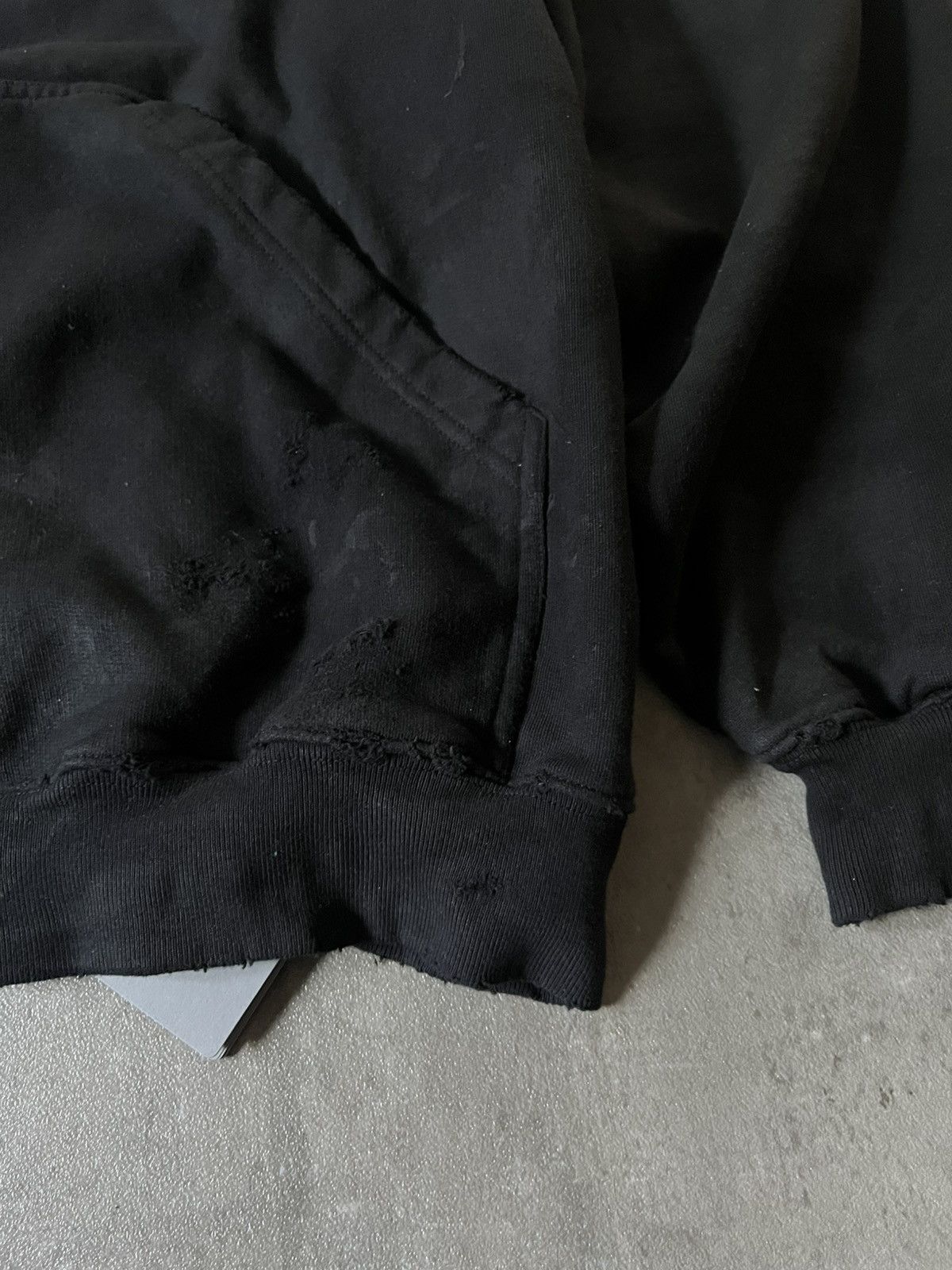 Balenciaga Balenciaga Skater hoodie black distressed rare Size US XL / EU 56 / 4 - 6 Thumbnail