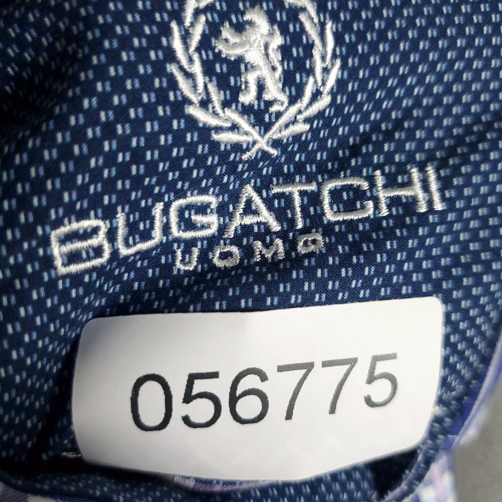 BUGATCHI Bugatchi Uomo Blue Plaid Button-Up Shirt Long Sleeve Men's Small Regular Fit Size US S / EU 44-46 / 1 - 7 Thumbnail