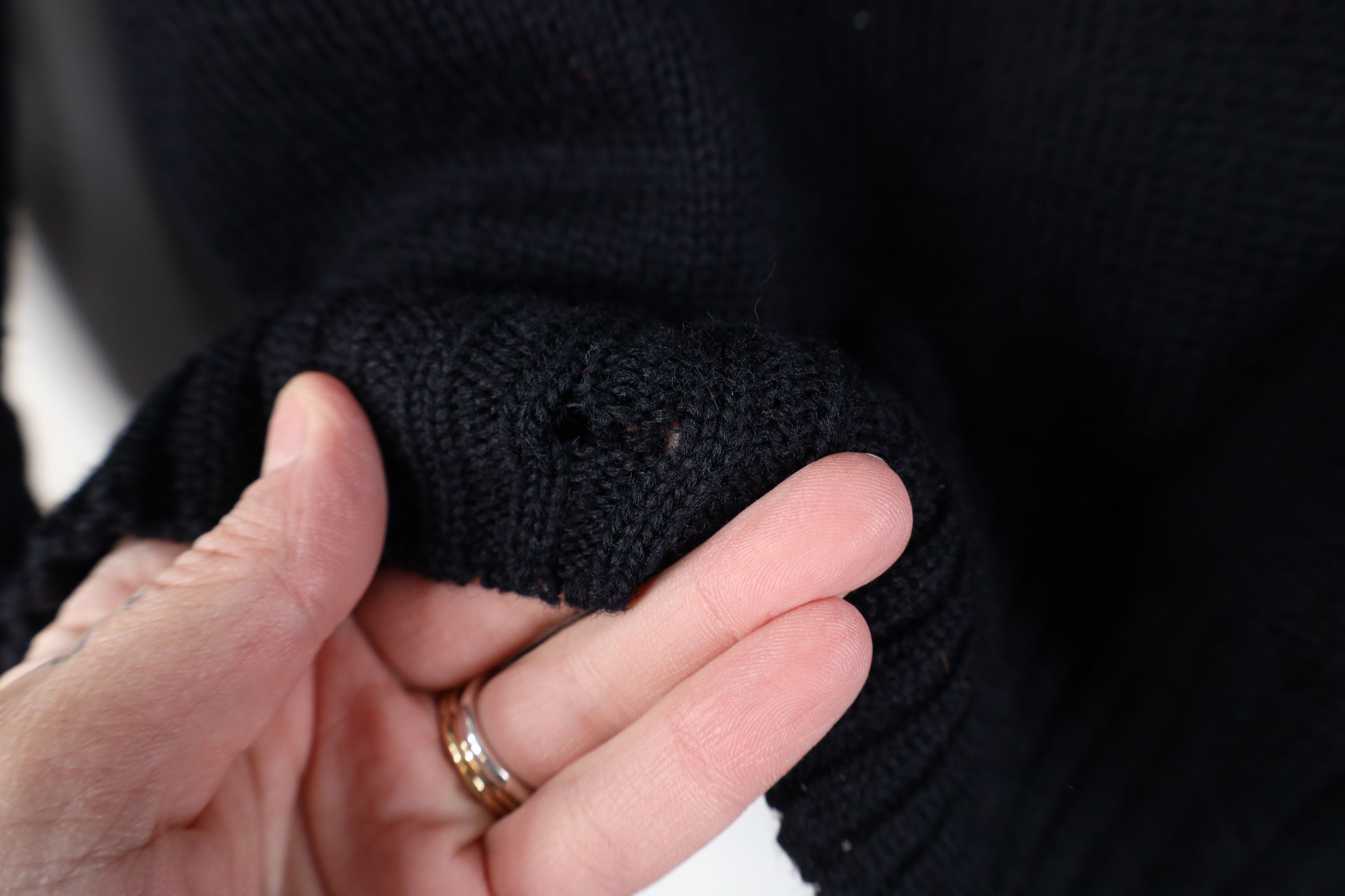 Vintage Vintage 40s US Navy Wool Knit Mock Neck Sweater Blue USA Size US S / EU 44-46 / 1 - 13 Thumbnail