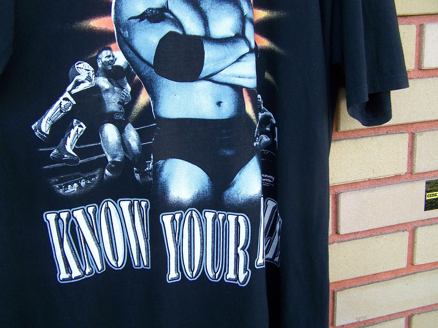 Vintage × WWF Vintage The Rock 1999 wwf tee Size US XL / EU 56 / 4 - 4 Thumbnail