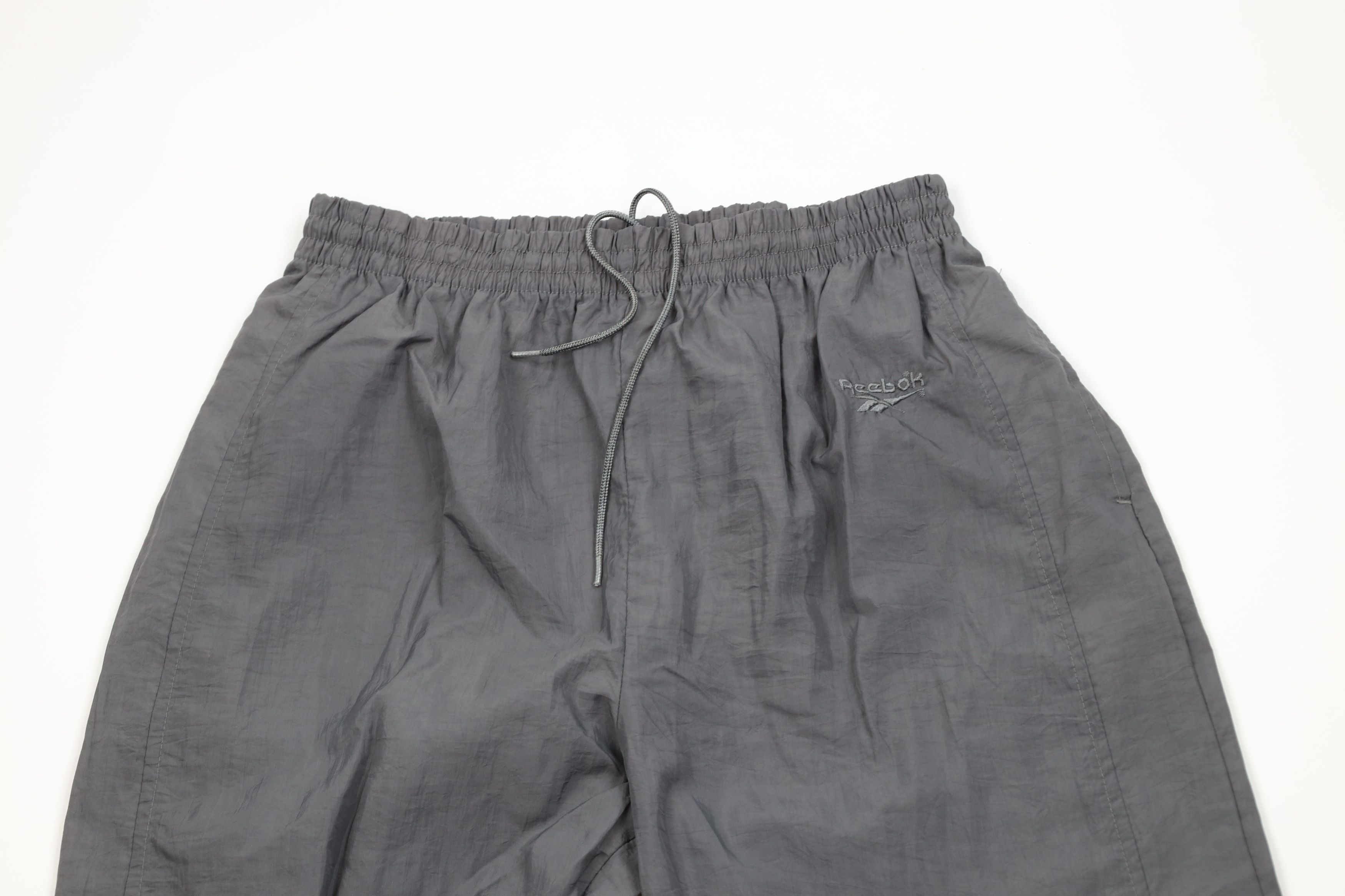 Reebok Vintage 90s Reebok Spell Out Windbreaker Joggers Pants Gray Size US 34 / EU 50 - 2 Thumbnail
