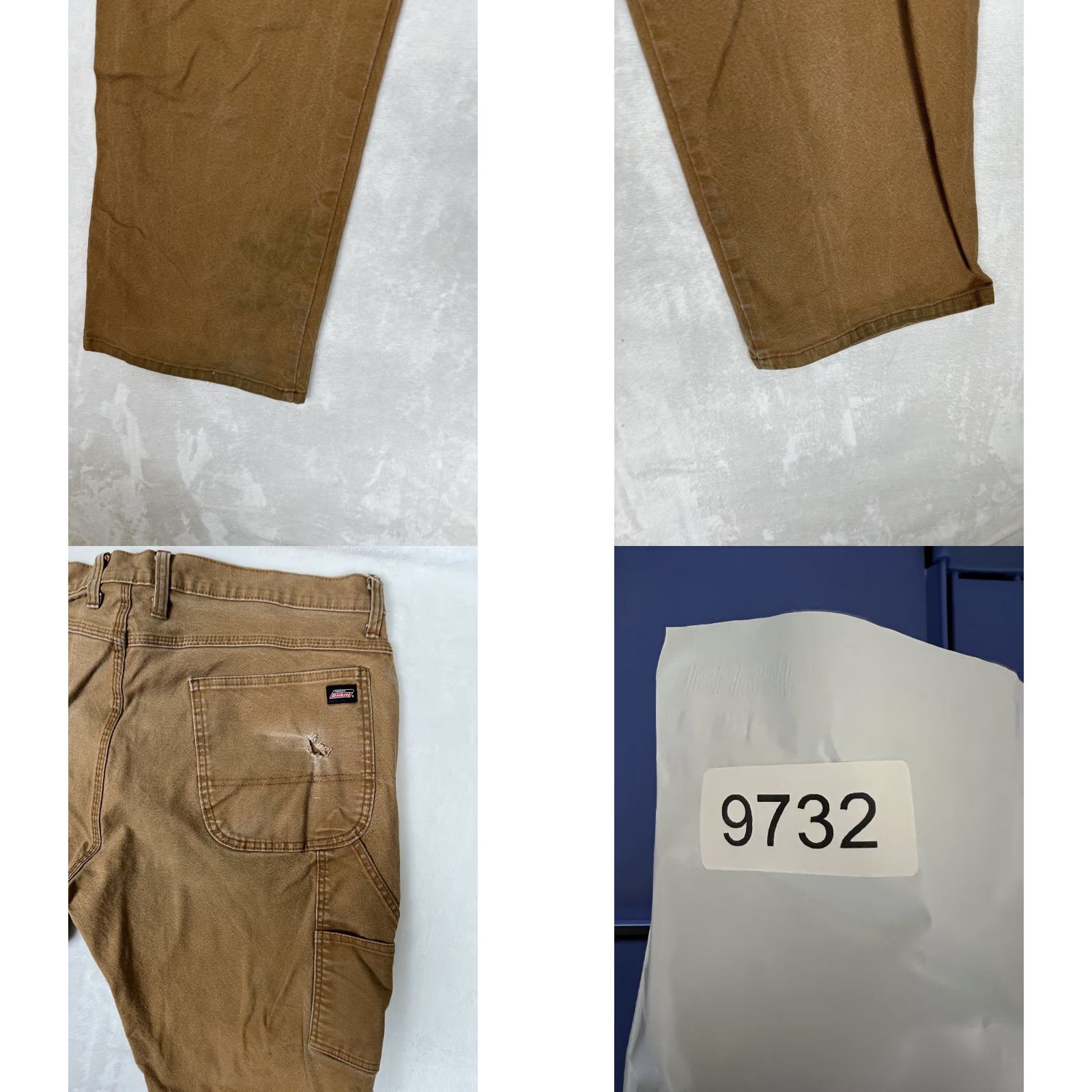 Dickies Dickies 874 Carpenter Canvas Pants Workwear Brown 38x32 Regular Pocket 5-Pocket Design Mens Grunge 90s USA Size US 38 / EU 54 - 8 Thumbnail