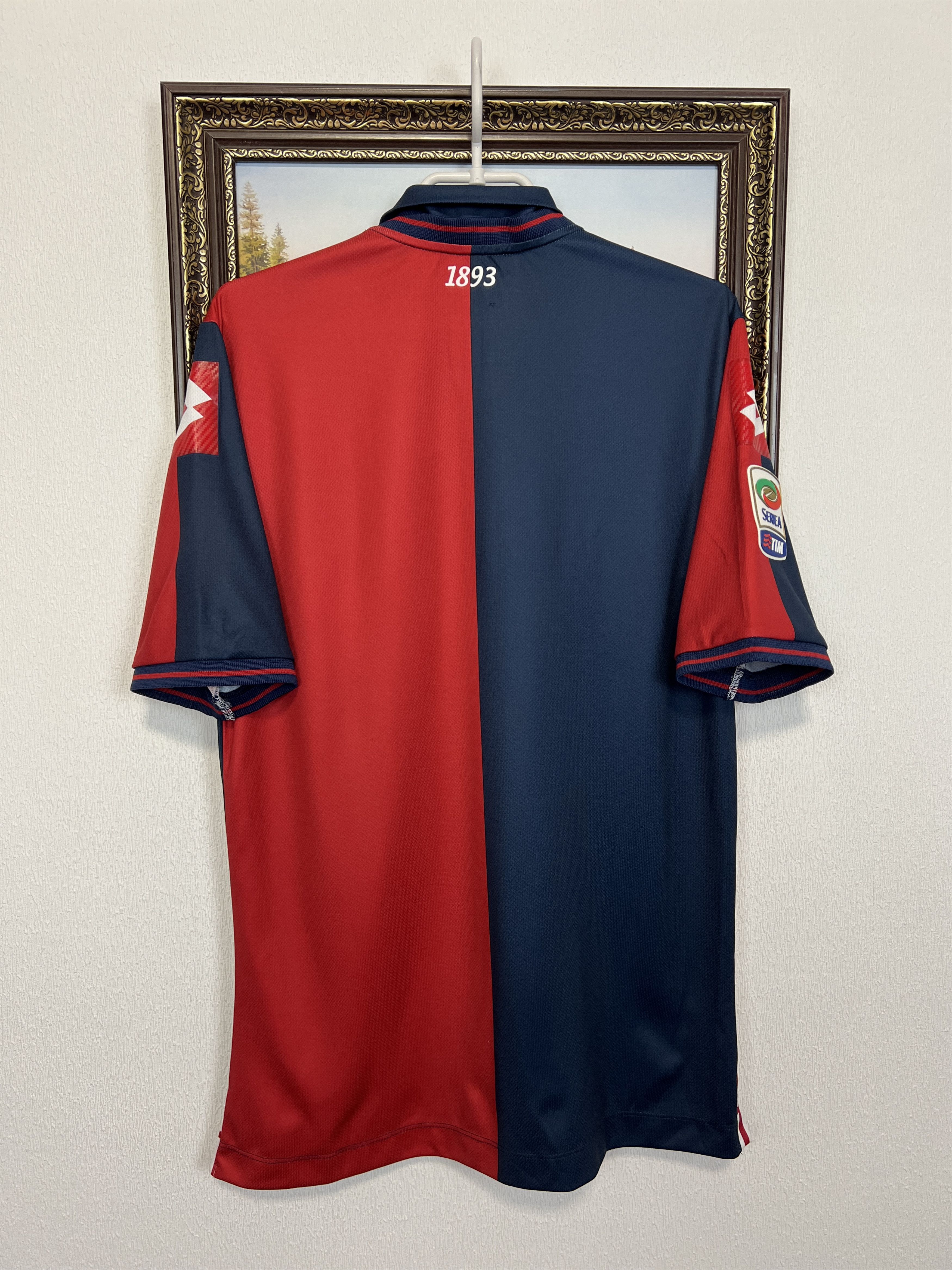 Lotto Sport Genoa CFC Home football shirt Soccer Jersey Maglia Trikot Size US L / EU 52-54 / 3 - 9 Thumbnail