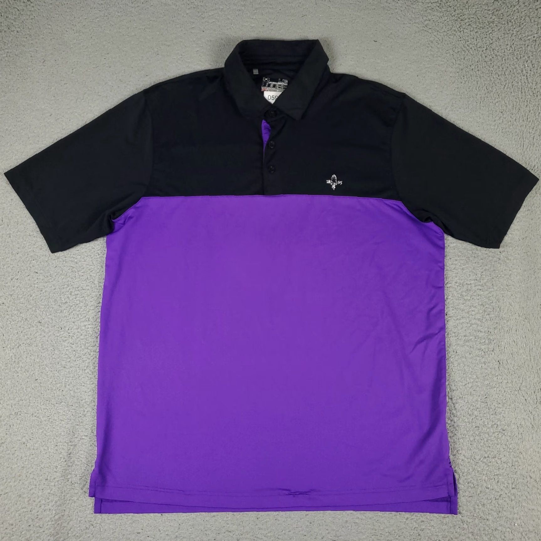 Under Armour Under Armour Polo Shirt Mens Large Purple Golf Casual Short Sleeve Size US L / EU 52-54 / 3 - 2 Thumbnail