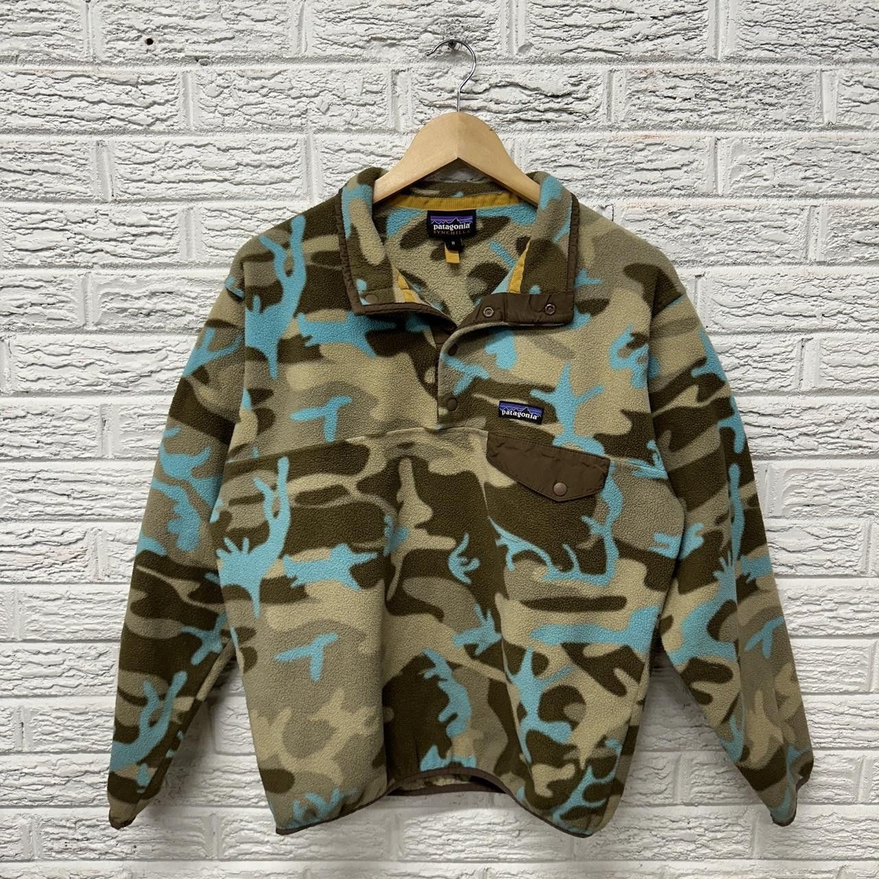 Patagonia Patagonia Synchilla Camo Snap T Fleece Jacket Medium Size US M / EU 48-50 / 2 - 2 Thumbnail