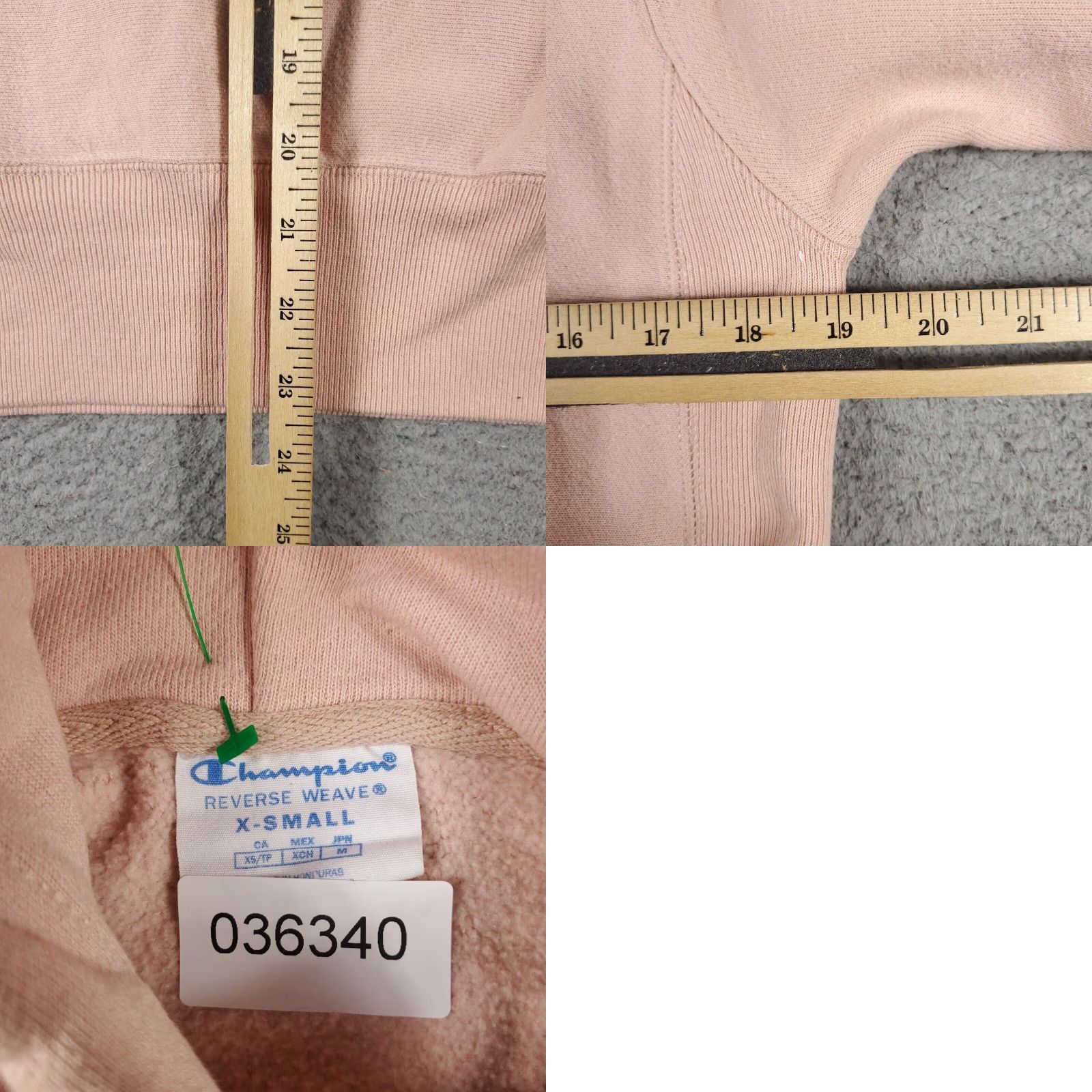 Champion Champion Pink Reverse Weave Hoodie Sweatshirt Womens XS Pullover Size XS / US 0-2 / IT 36-38 - 8 Thumbnail